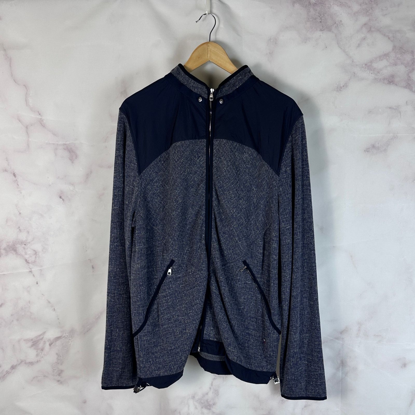 Louis Vuitton Navy Panel Hooded Jacket Size US XXL / EU 58 / 5 - 2 Thumbnail