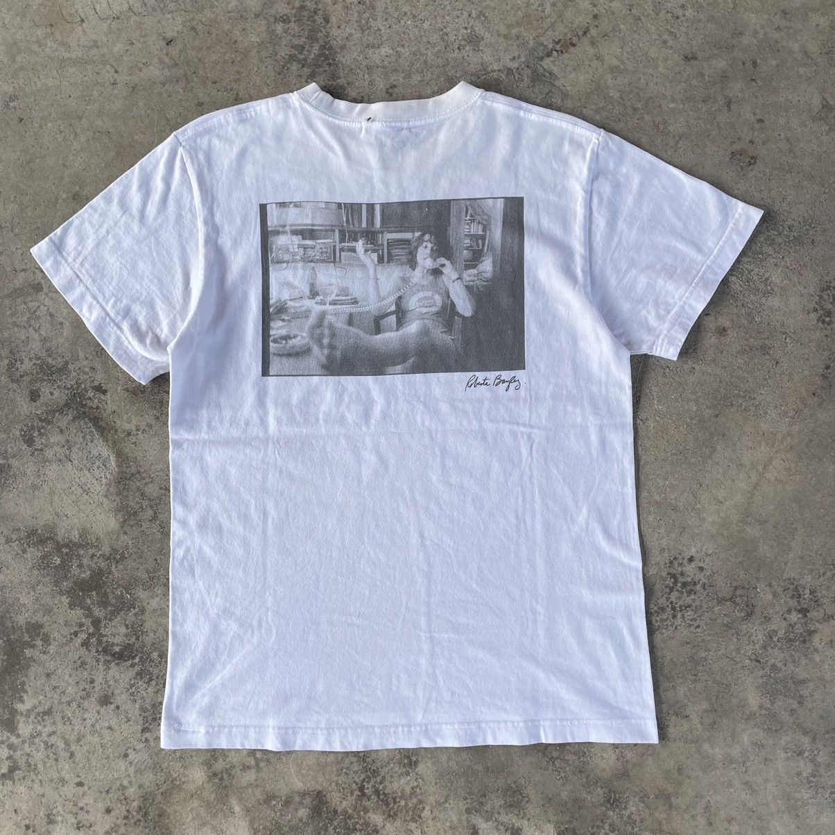 image of Vintage Good Rock Speed Roberta Bayley Usa Punk Scene Photo Tee in White, Men's (Size Medium)