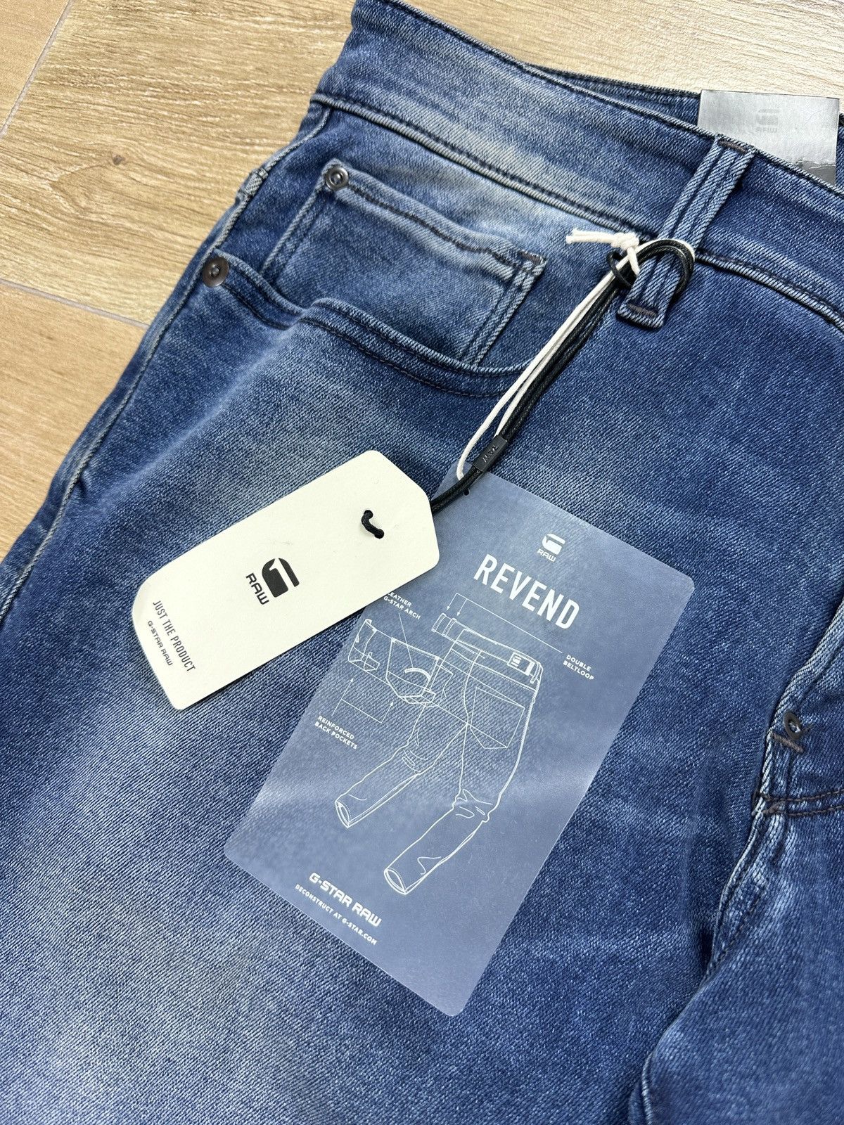 G-Star NEW🏷️ G-Star Raw Revend Super Slim Denim Jeans Size US 33 - 4 Thumbnail