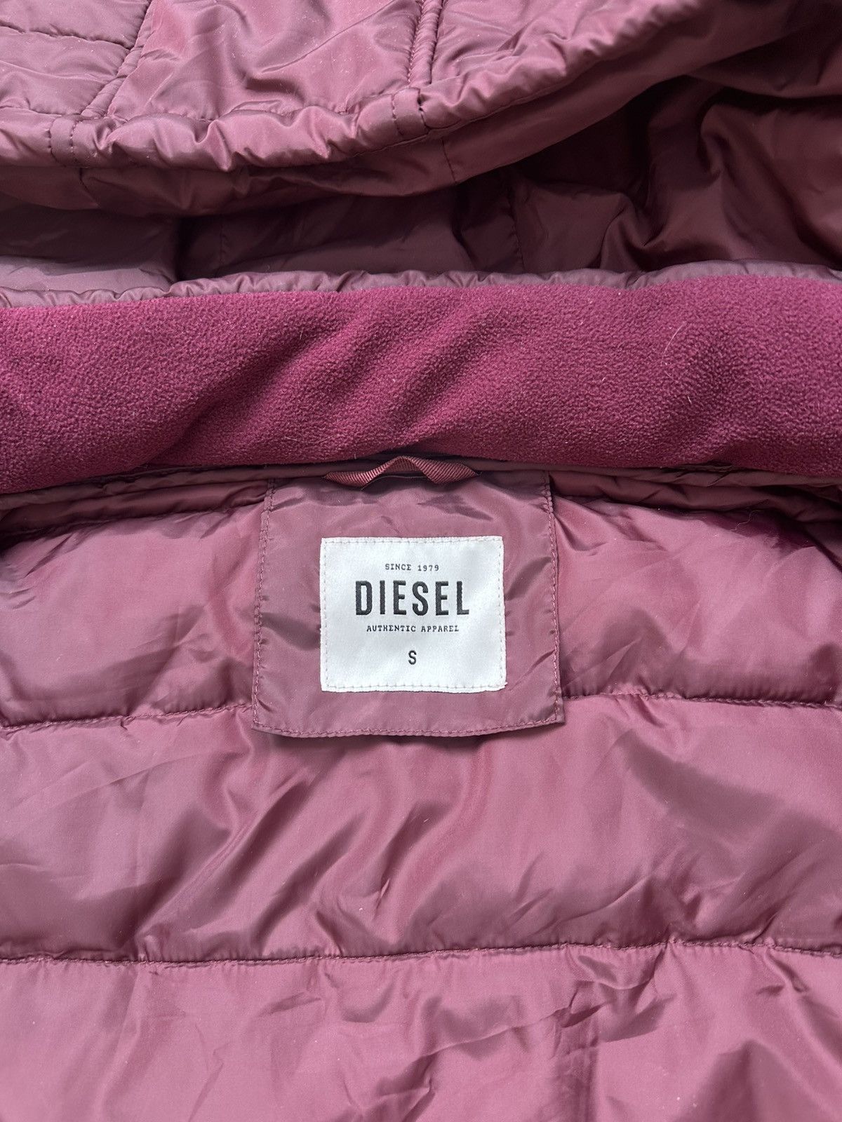 Diesel Diesel Women’s Puffer Jacket Hooded Lightweight Quilted Coat Size S / US 4 / IT 40 - 7 Thumbnail