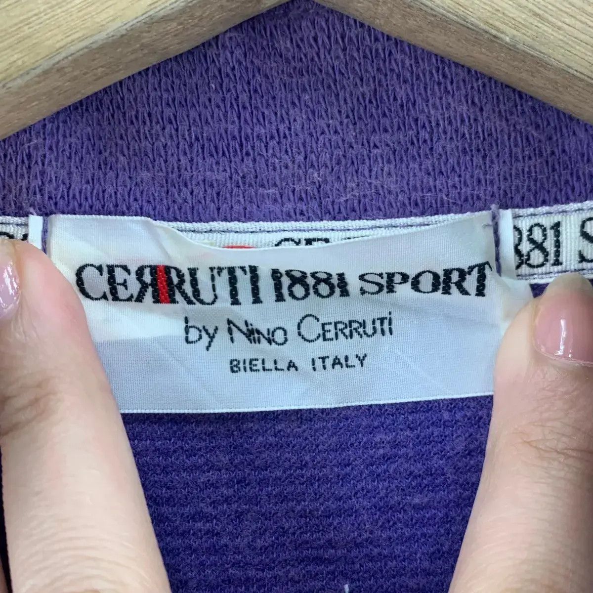 Cerruti 1881 Vtg 90’ CERRUTI 1881 PARIS Sport Collection Henley Sweater Size L / US 10 / IT 46 - 7 Thumbnail