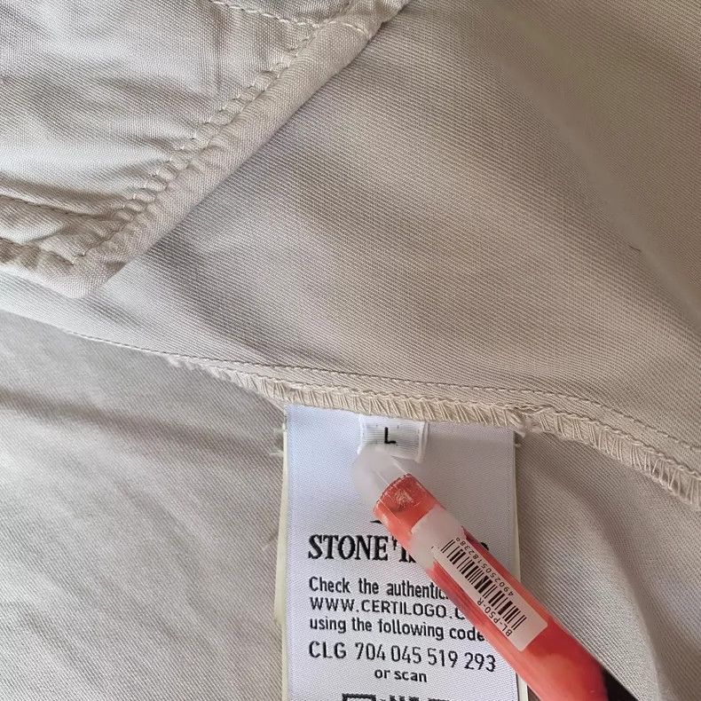 Stone Island Stone Island Beige Work Jacketzp -2506 Size US L / EU 52-54 / 3 - 7 Thumbnail