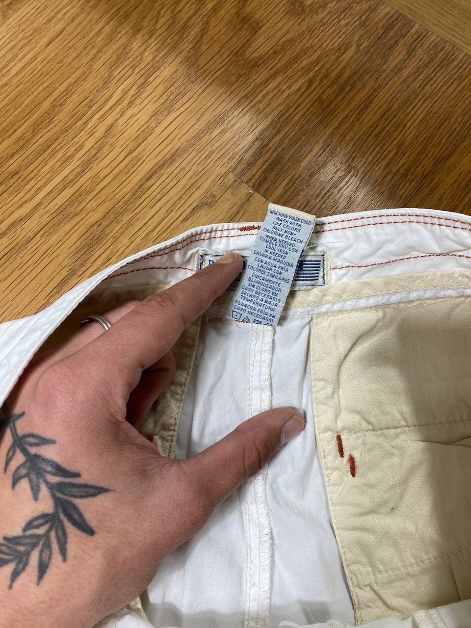 Japanese Brand × Polo Ralph Lauren Gothicana Y2K Bondage Gothic Multipocket Cargo Shorts Size US 30 / EU 46 - 18 Thumbnail