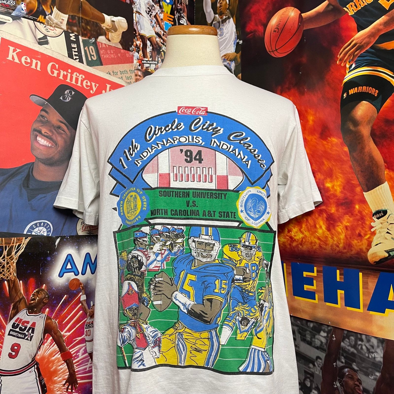 Vintage Vintage Circle City Classic NCAT Aggies Tee Southern Jaguars Size US L / EU 52-54 / 3 - 1 Thumbnail