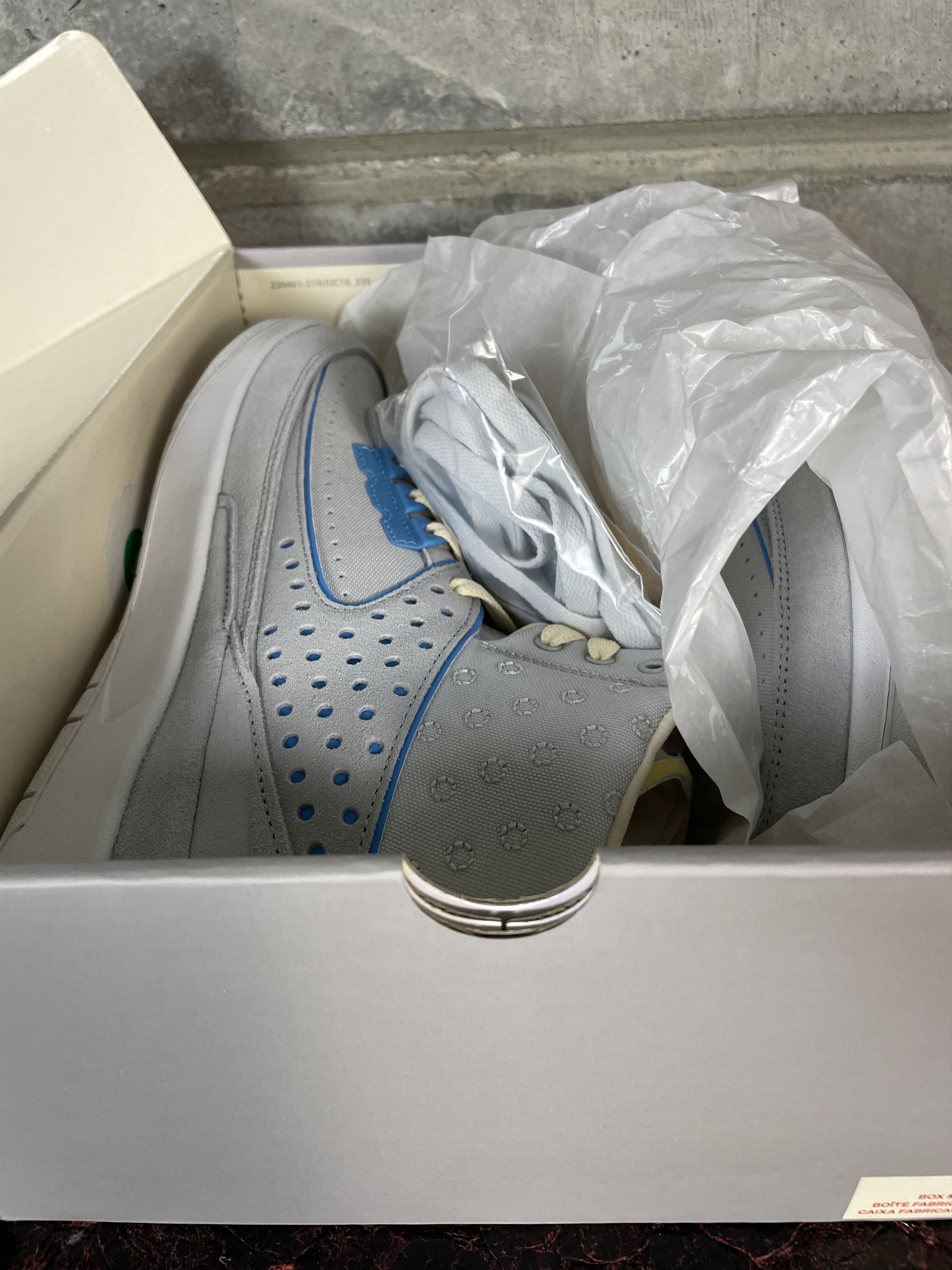 Jordan Brand × Union LA Jordan 2 Retro SP Union Grey Fog Size US 8 / EU 41 - 4 Thumbnail