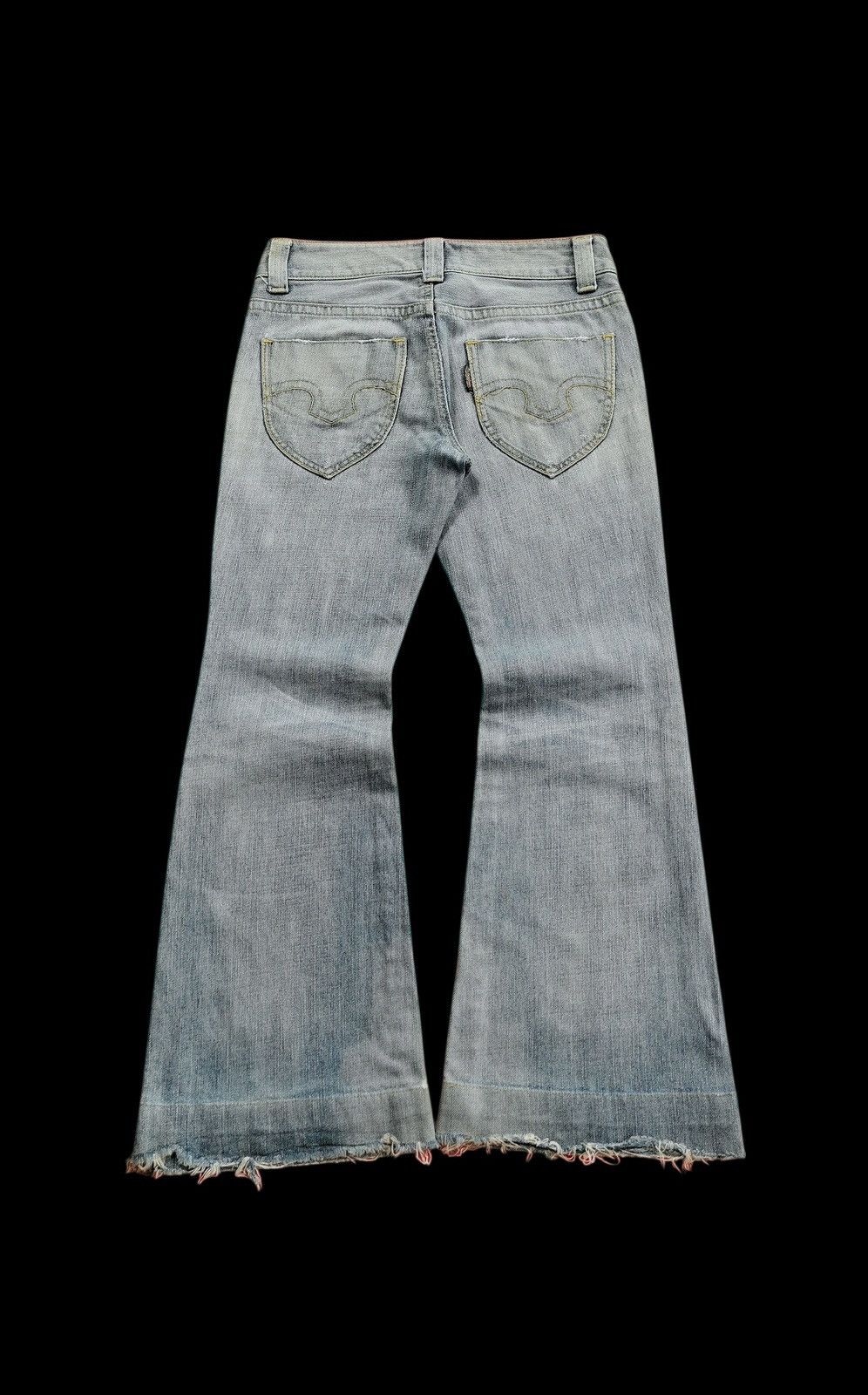 Tornado Mart Vintage Tornado Mart Flare Distressed Jeans Size US 29 - 2 Thumbnail