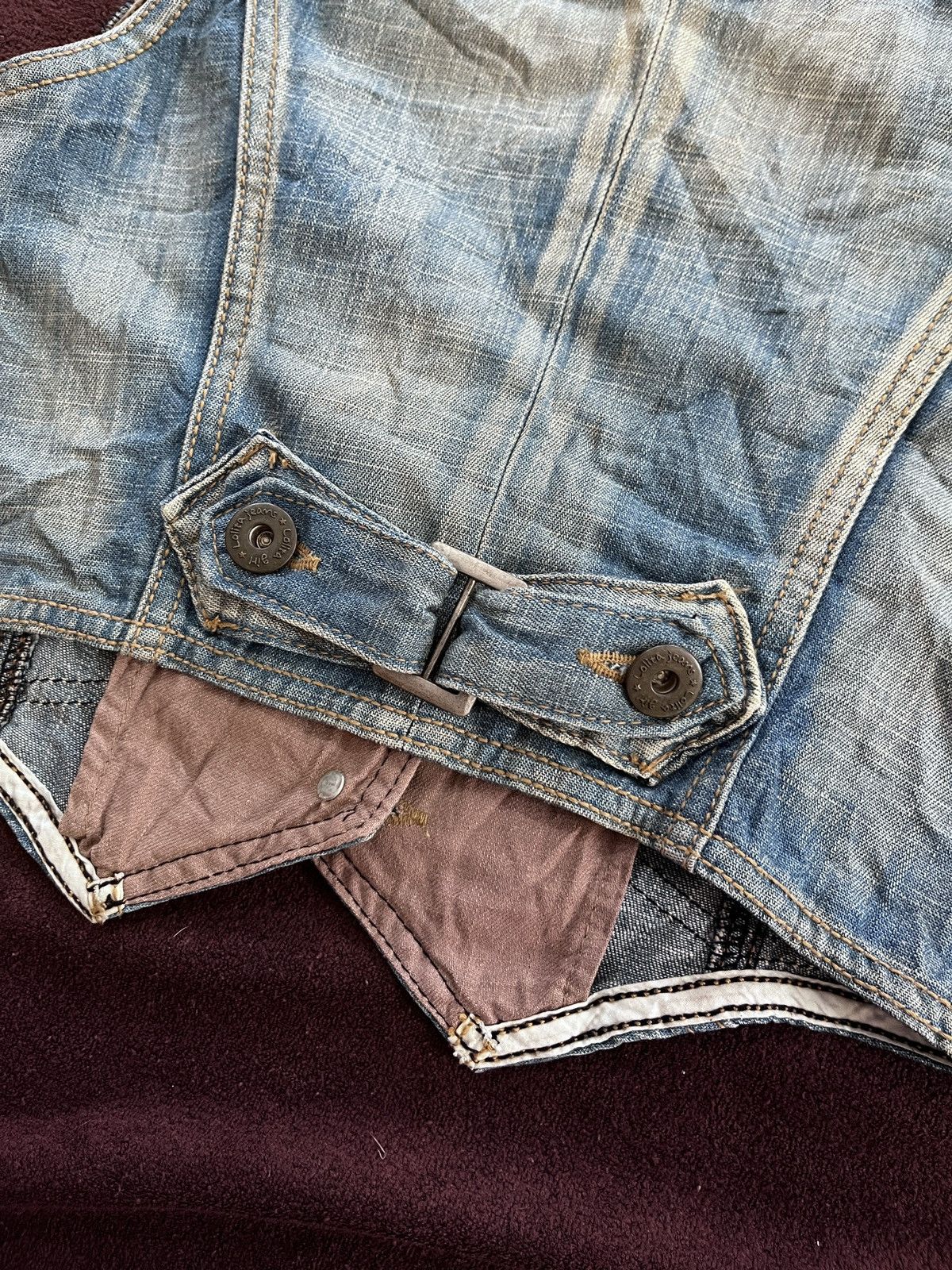 Japanese Brand Rare Lolita Vest jeans Size US S / EU 44-46 / 1 - 6 Thumbnail