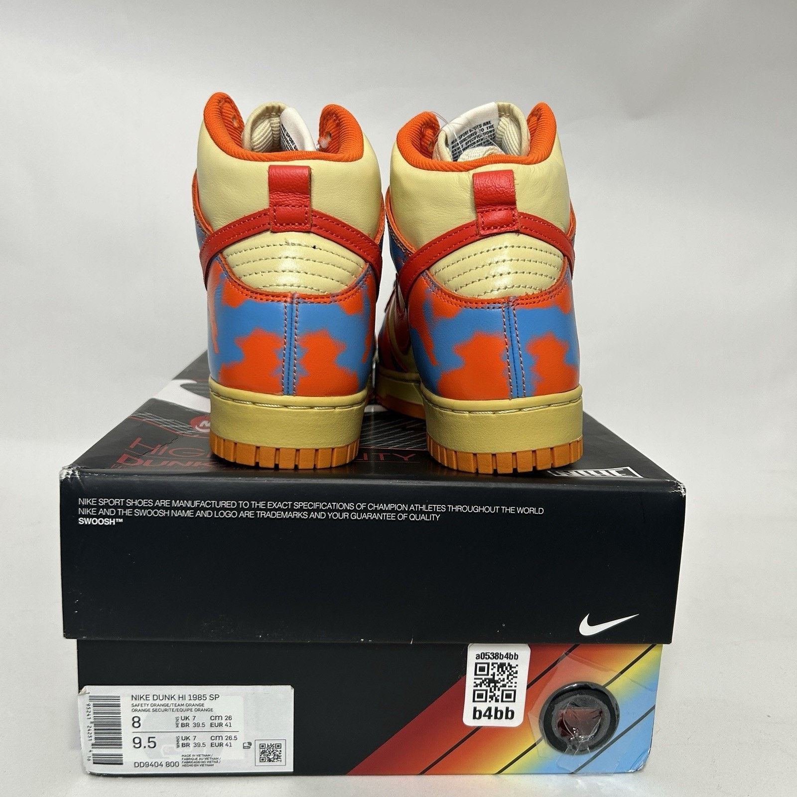 Nike Nike Dunk High 1985 SP “Safety Orange/ Team Orange” Size US 8 / EU 41 - 4 Thumbnail