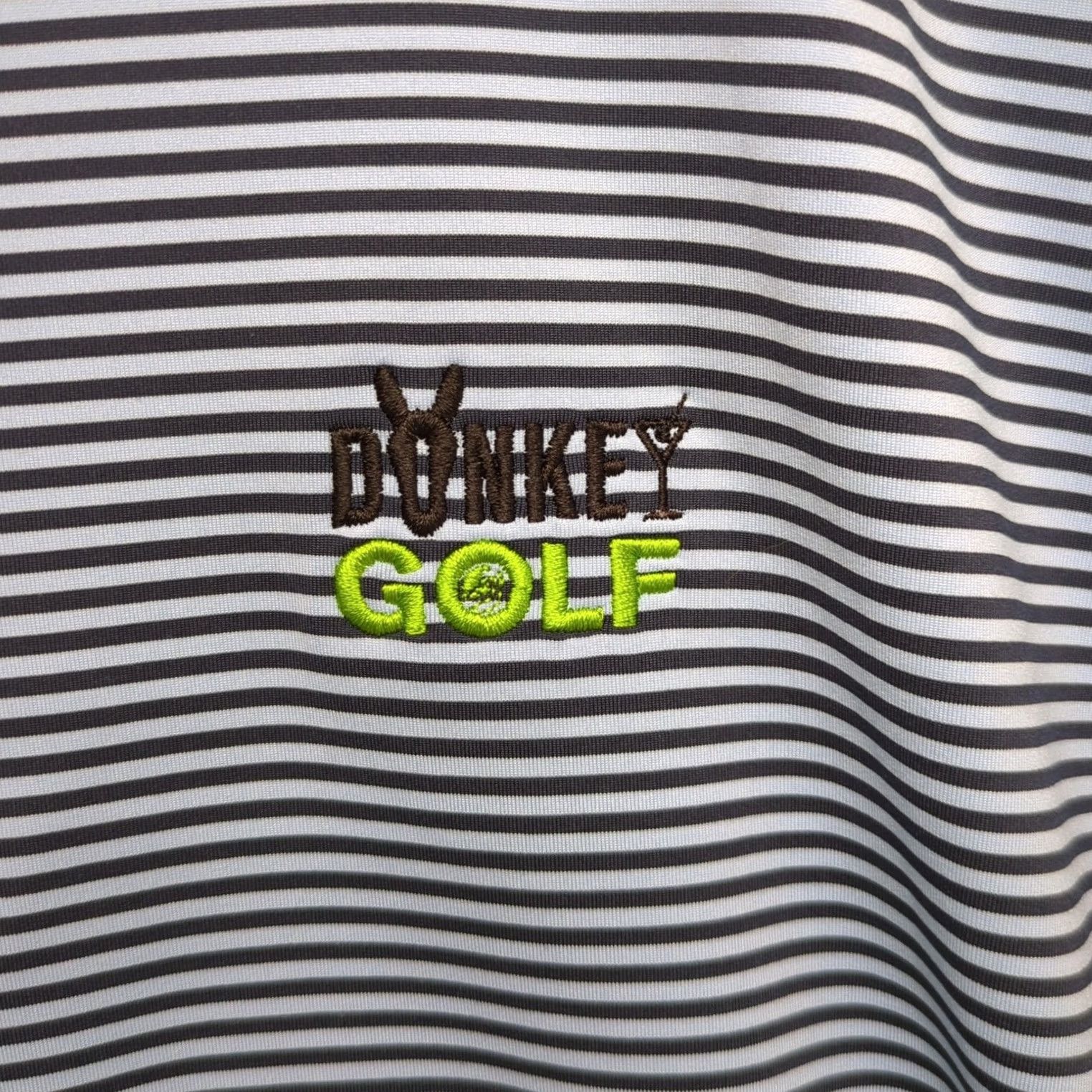 Peter Millar Peter Millar Summer Comfort Polo Mens XXL Blue Stripe Short Sleeve Donkey Golf Mens Regular Polo Shirt Size US XXL / EU 58 / 5 - 4 Thumbnail