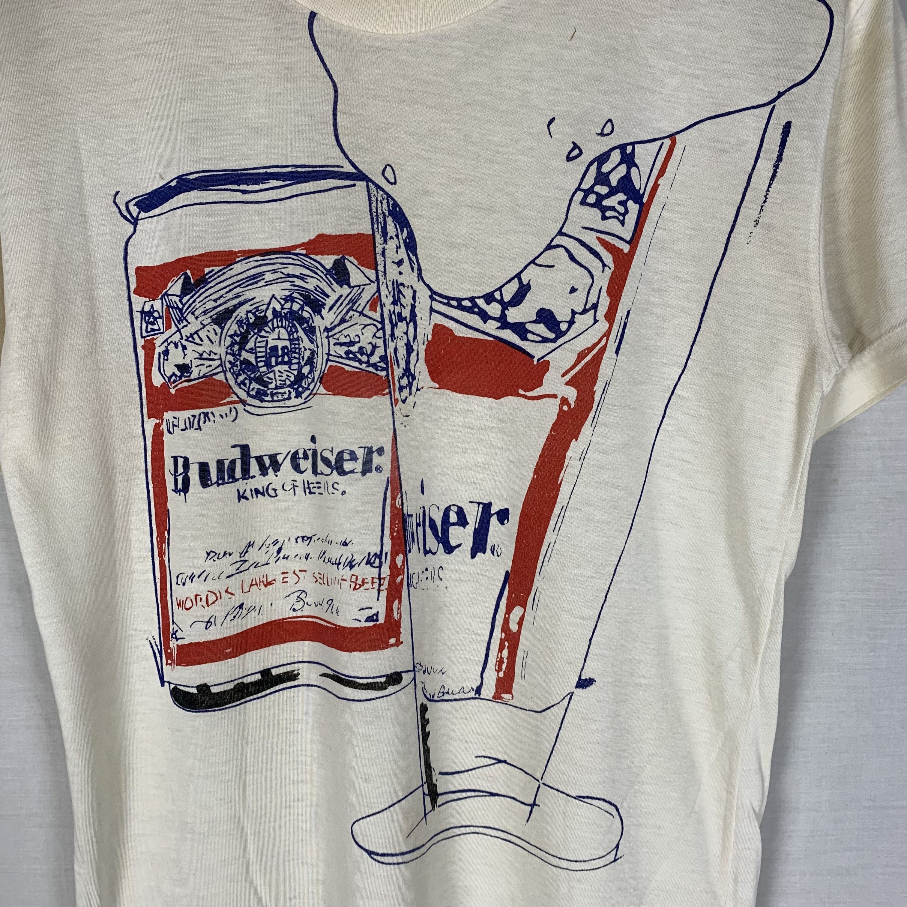 Budweiser Vintage 90s Budweiser Tee Size US S / EU 44-46 / 1 - 2 Thumbnail