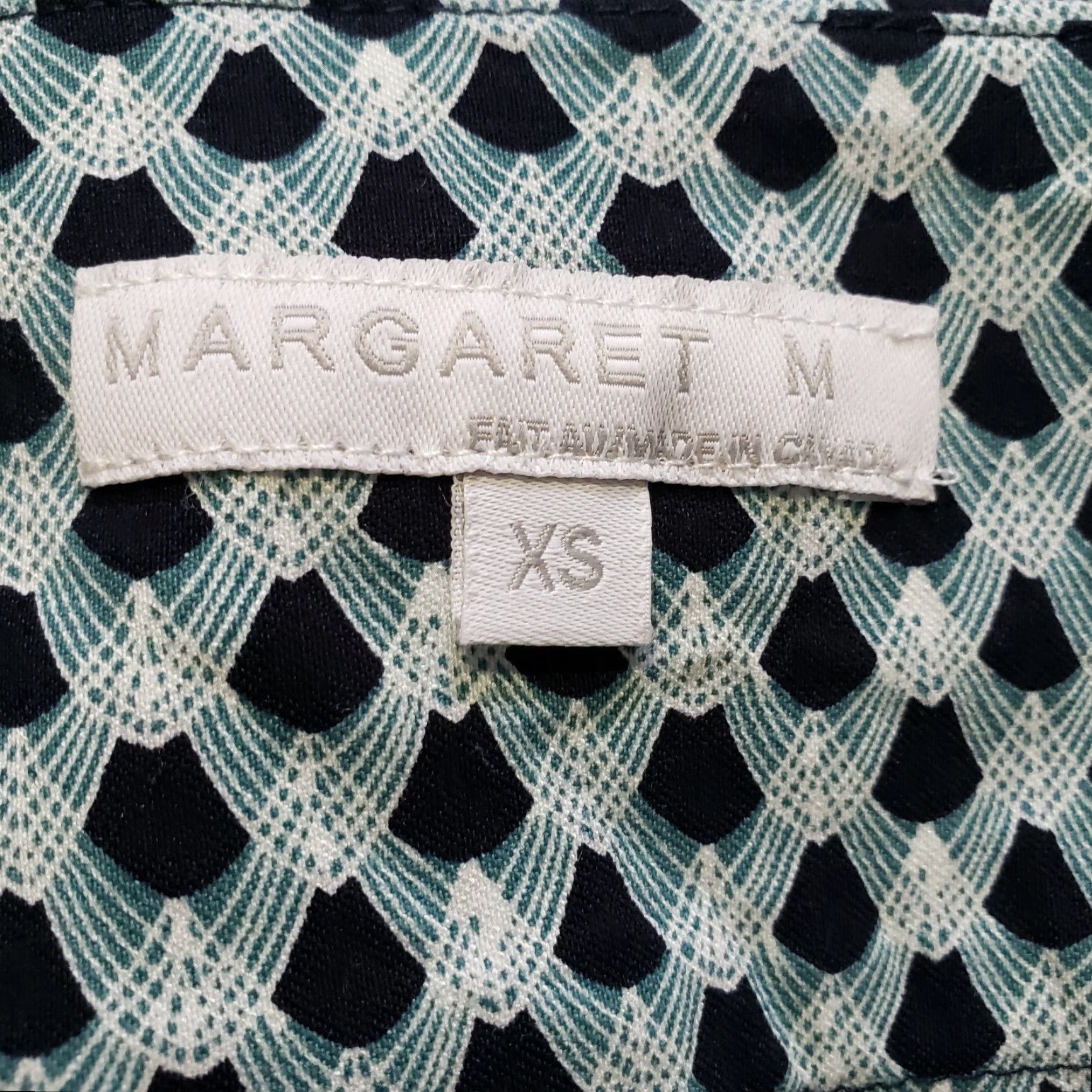 Vintage Margaret M Womens Pencil Skirt XS Blue White Scale Print Pull On Rayon Blend Skirt Knee Length Vintage No Size 26" / US 2 / IT 38 - 4 Thumbnail
