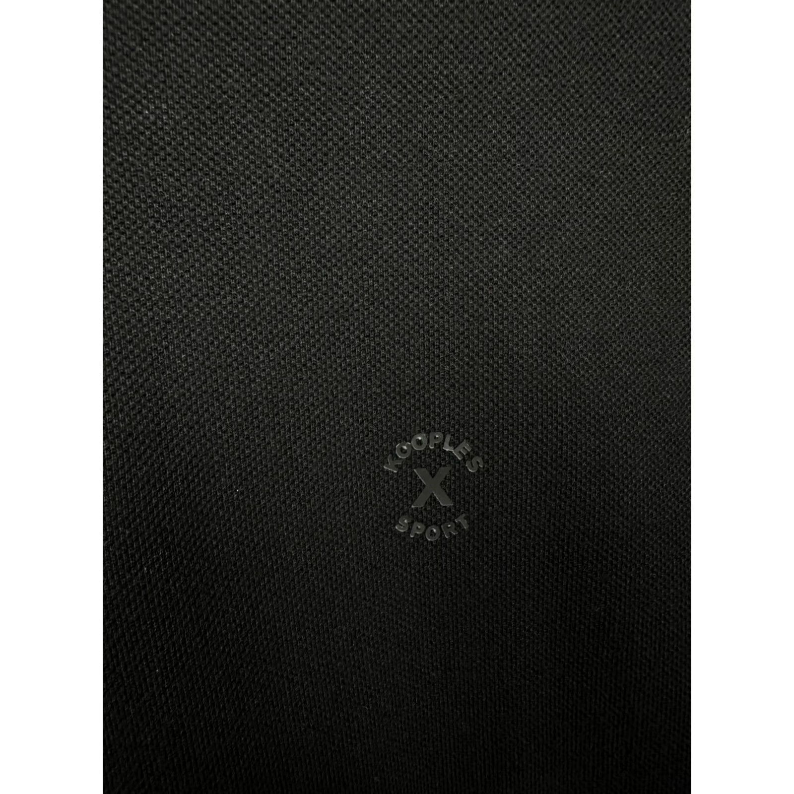 The Kooples The Kooples X Sport Mens Henley Long Sleeve Polo Shirt XS Polo, Black, Size US XS / EU 42 / 0 - 4 Thumbnail