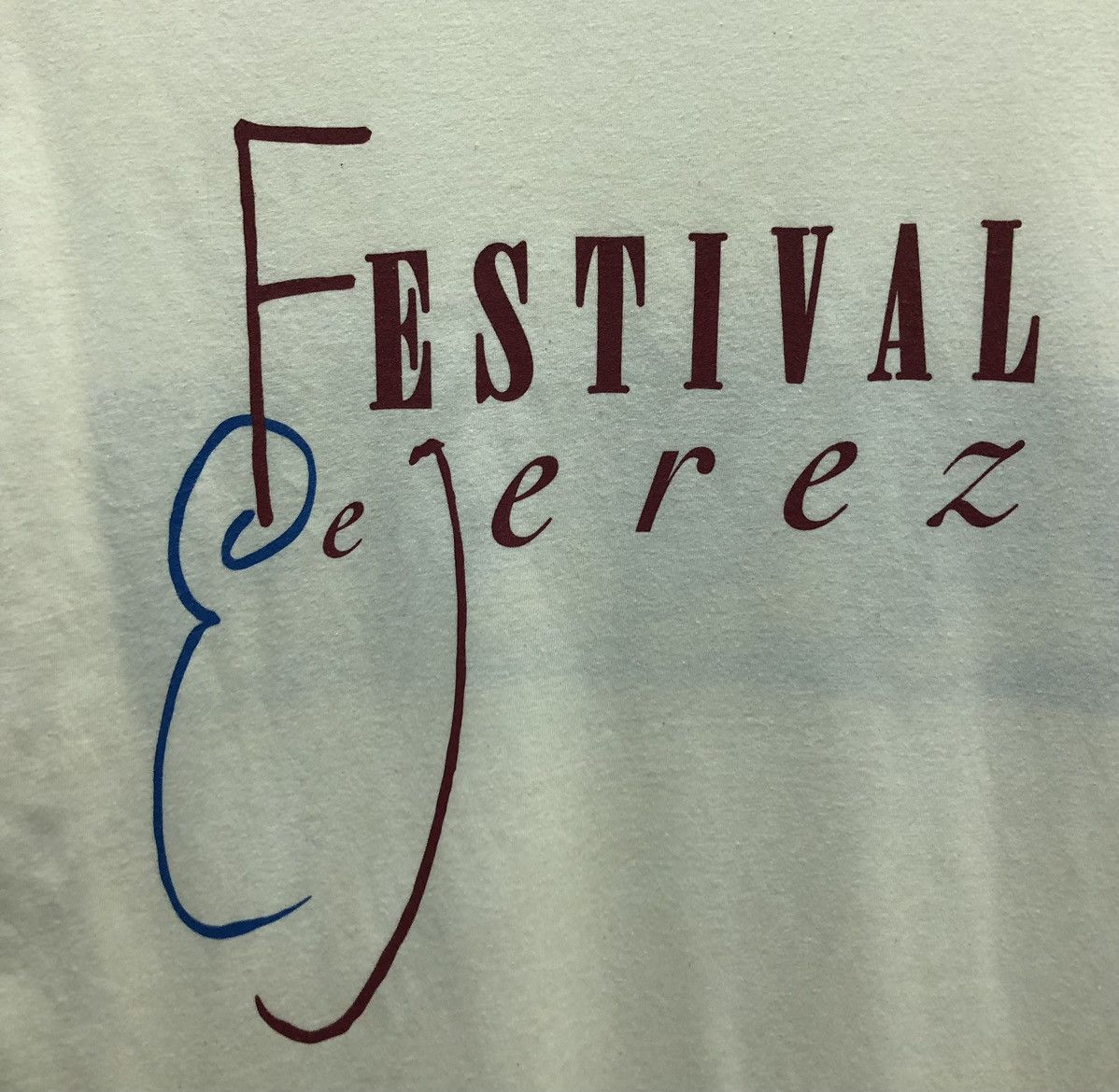 Vintage Vintage Jerzees Festival De Jerez T-Shirt Size US L / EU 52-54 / 3 - 4 Thumbnail