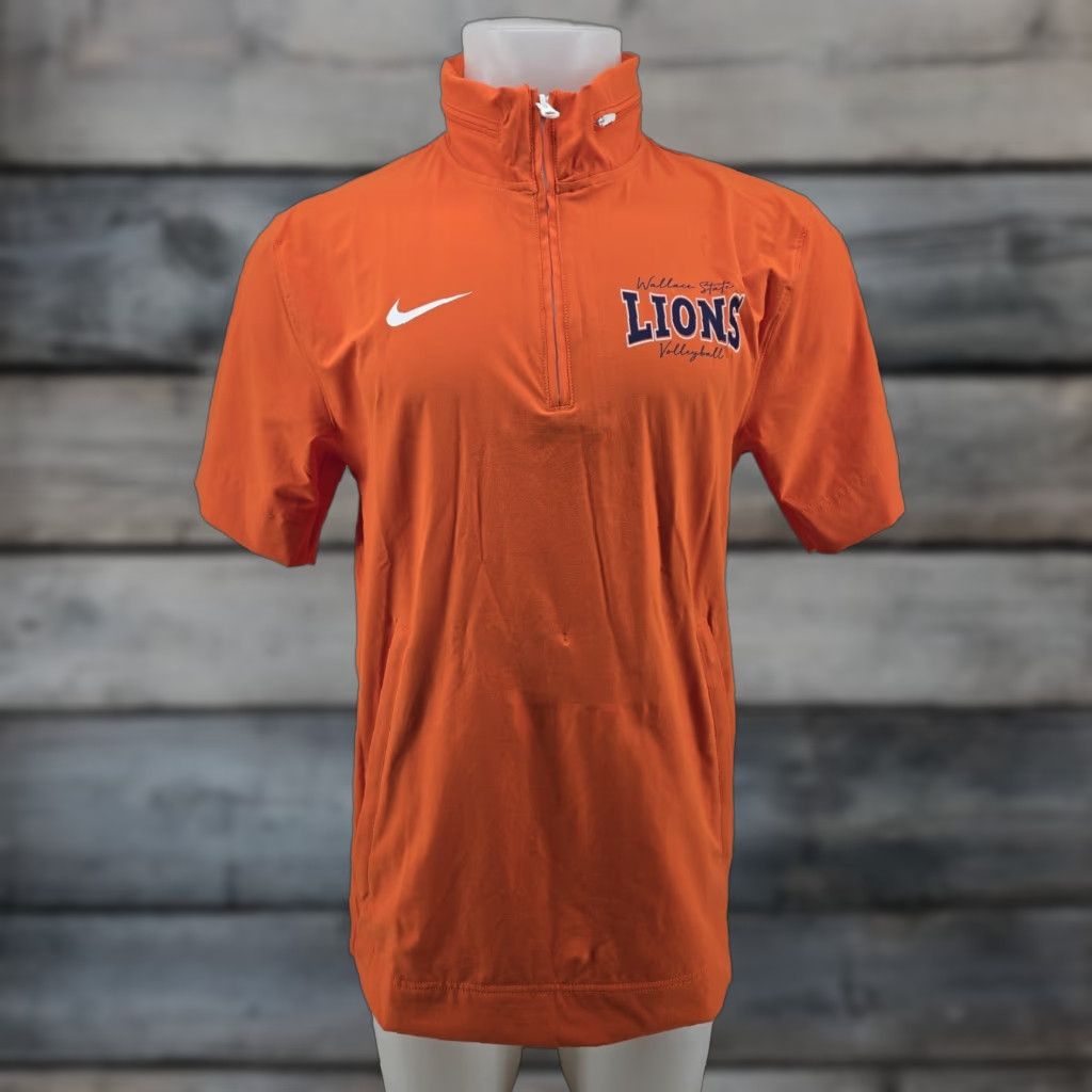 Nike Nike Wallace State Valleyball Windbreaker Shirt Men S Orange 1/4 Zip Solid Logo 1/4 Zip Windbreaker S/S 90s? Size US S / EU 44-46 / 1 - 1 Thumbnail