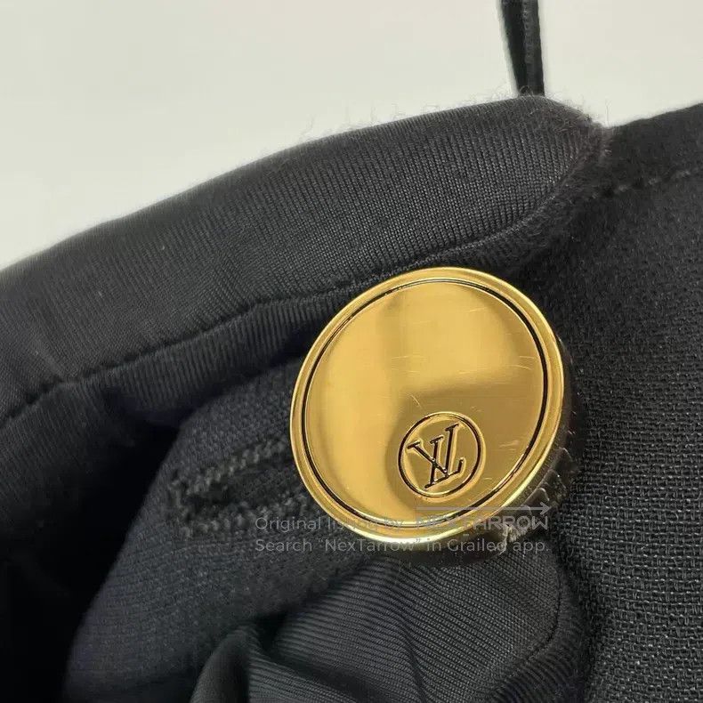 Louis Vuitton Louis Vuitton Black double-breasted mini skirt Size 35" - 4 Thumbnail