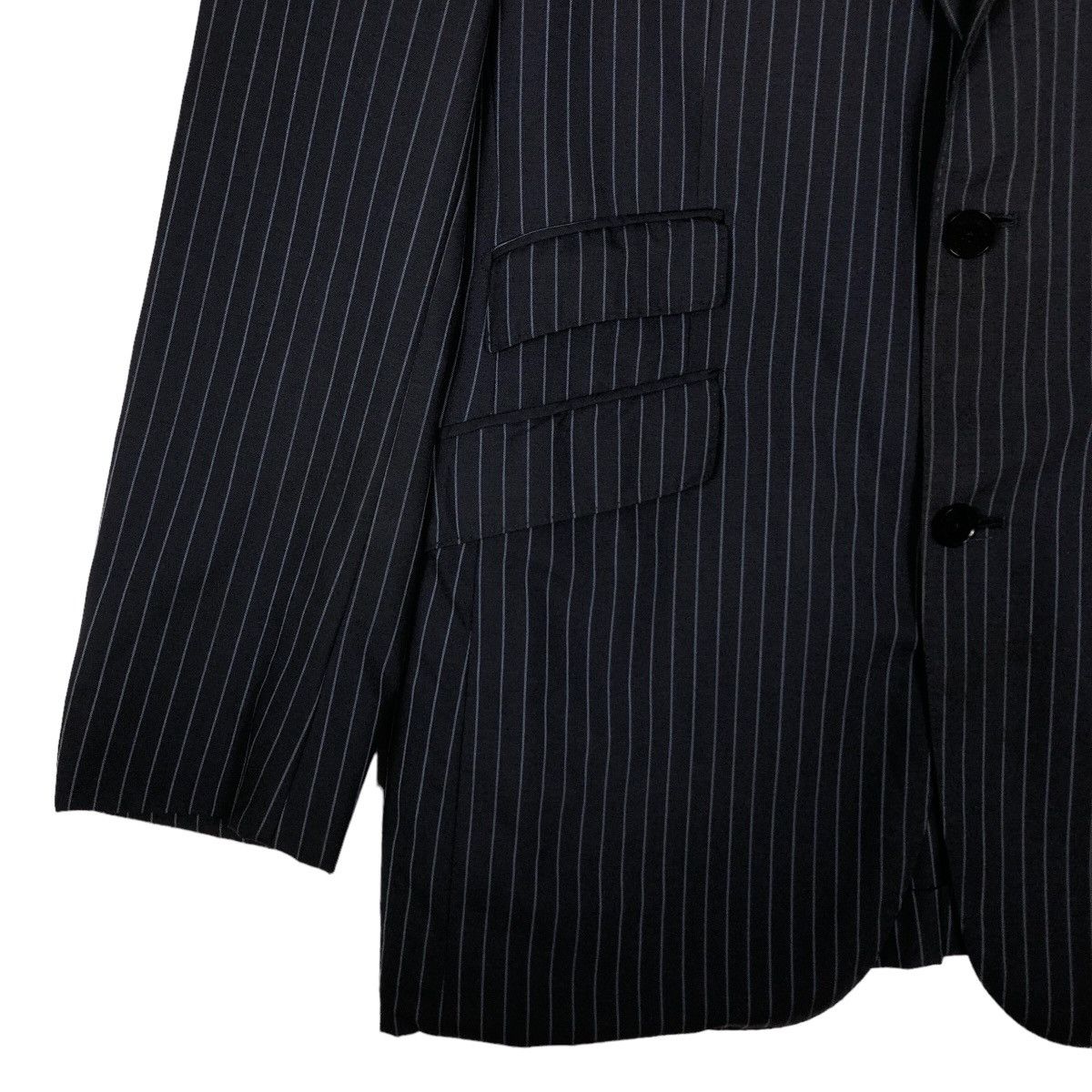 Burberry 🔥Vintage Burberry Black Label Double Breast Striped Jacket Size US M / EU 48-50 / 2 - 7 Thumbnail