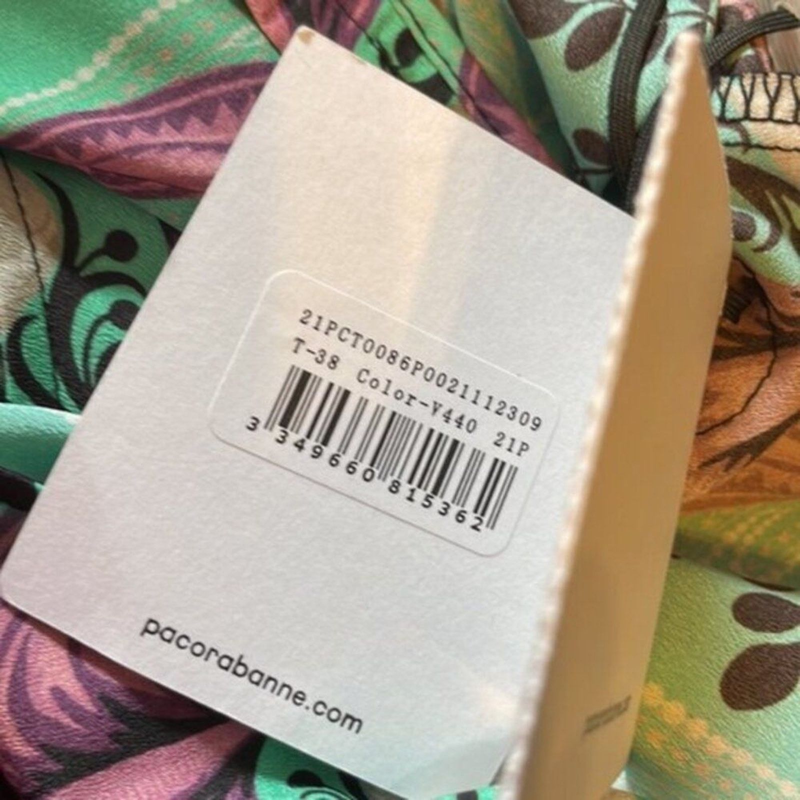 Paco Rabanne Paco Rabanne light green cami satin with lace details size 6 Size S / US 4 / IT 40 - 7 Thumbnail