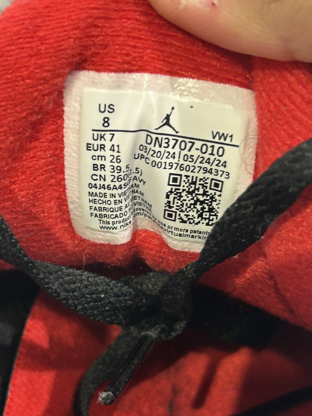 Jordan Brand Jordan 3 Black Cement 2024 Size US 8 / EU 41 - 11 Thumbnail