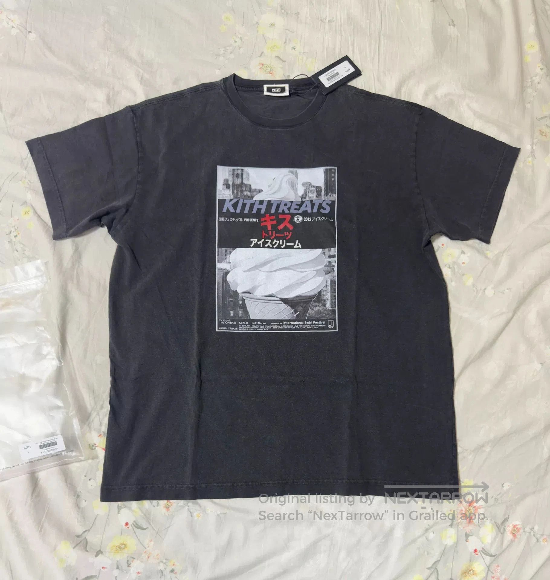 Kith KITH 25SS Limited Washed Distressed Graphic Tee. Size US L / EU 52-54 / 3 - 1 Thumbnail