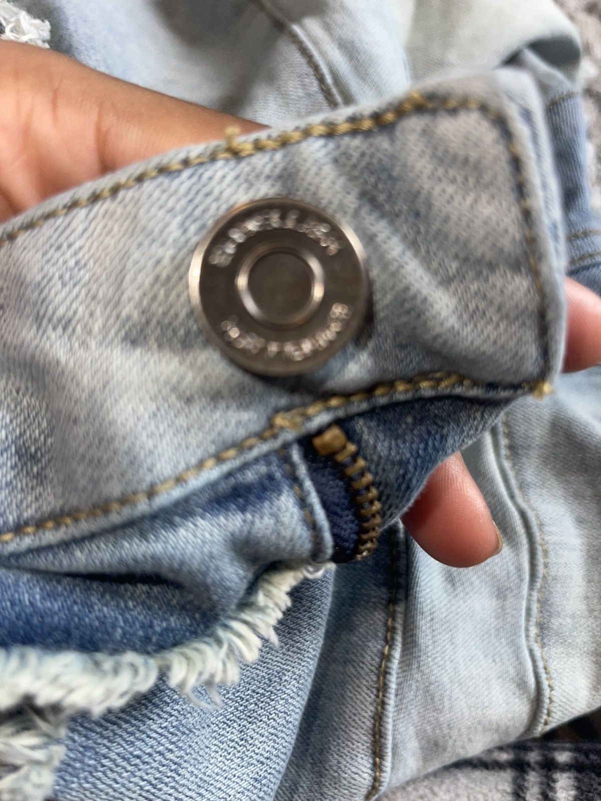 Embellish Blue washed faded EMBELISH JEANS Size US 36 / EU 52 - 10 Thumbnail
