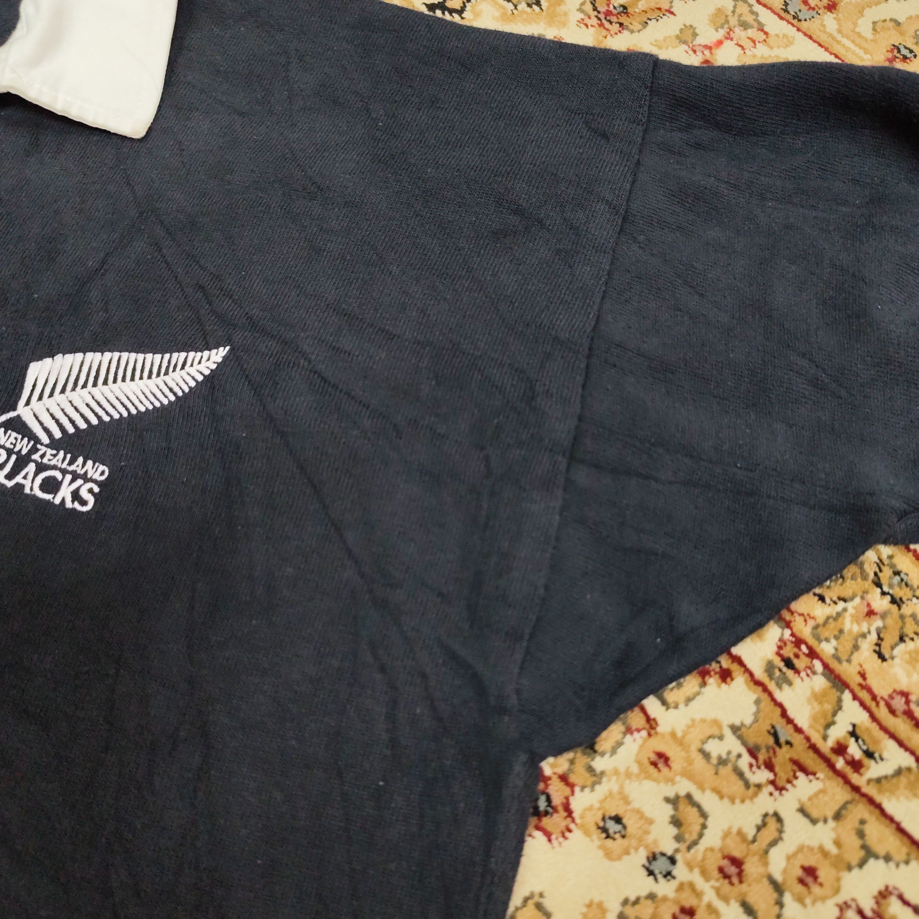 All Blacks × Canterbury of New Zealand × Vintage 🇳🇿VTG CANTERBURY MADE IN NEW ZEALAND ALL BLACK TEE Size US L / EU 52-54 / 3 - 9 Thumbnail