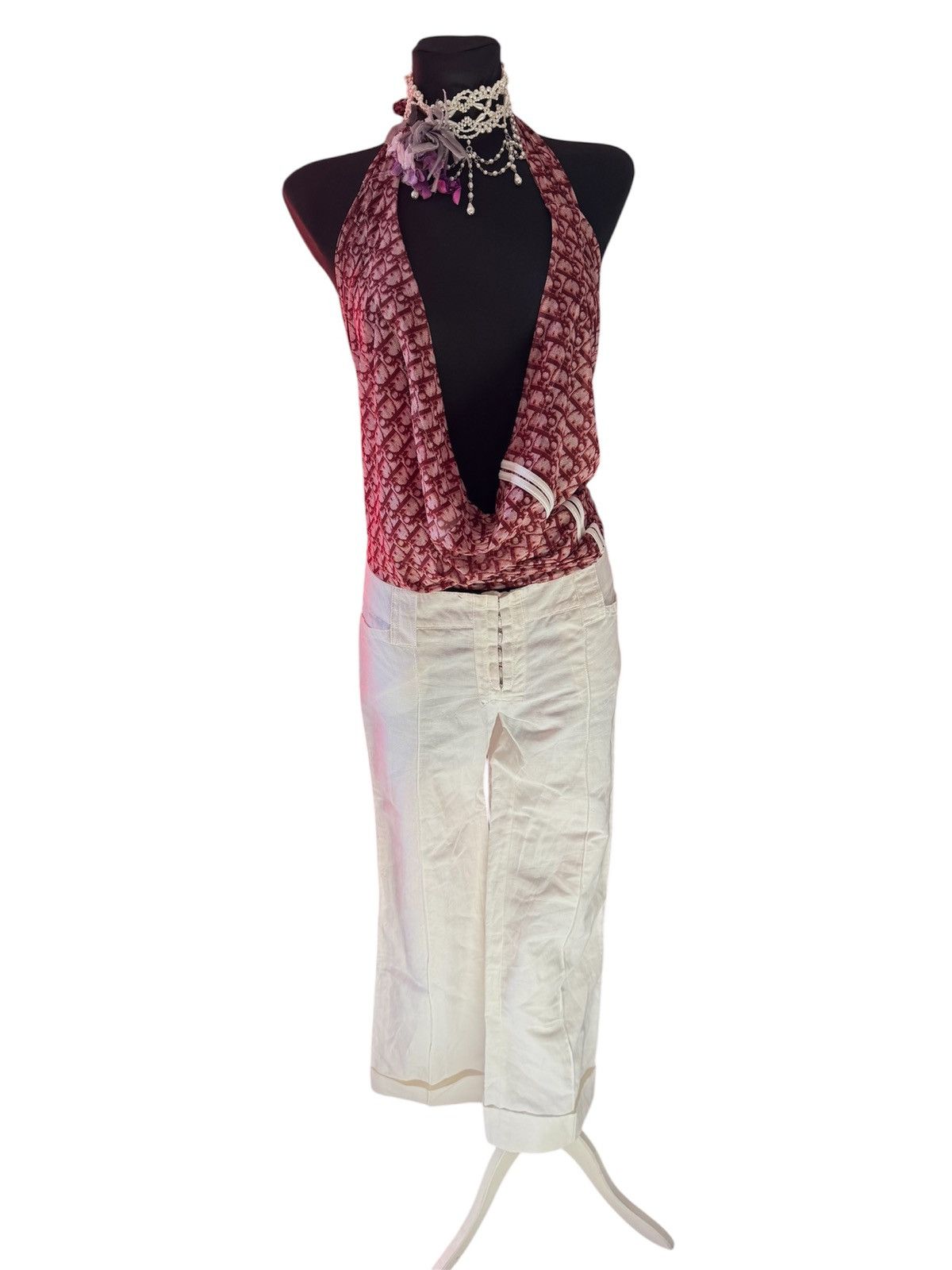 Dior Dior Red Trotter skirt John Galliano Size 26" / US 2 / IT 38 - 5 Thumbnail