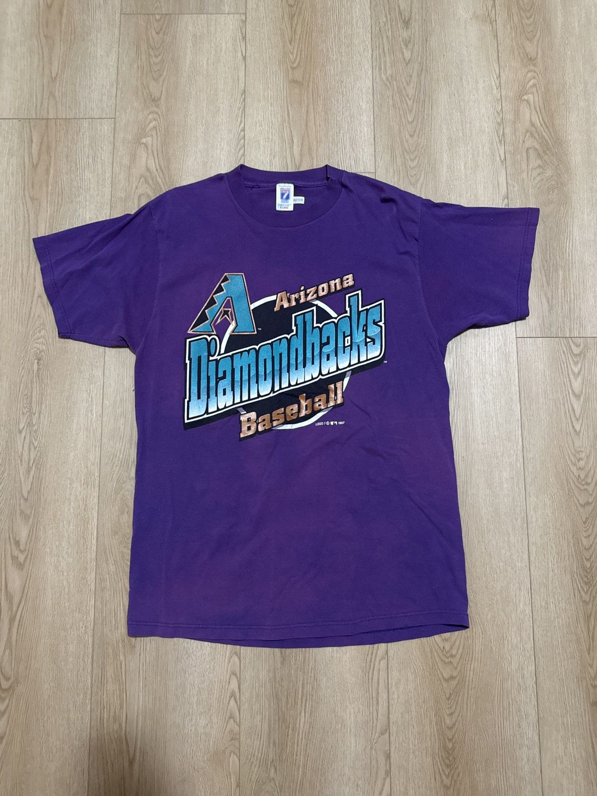 Logo 7 Vintage Diamondbacks T-shirt Size US XL / EU 56 / 4 - 1 Thumbnail