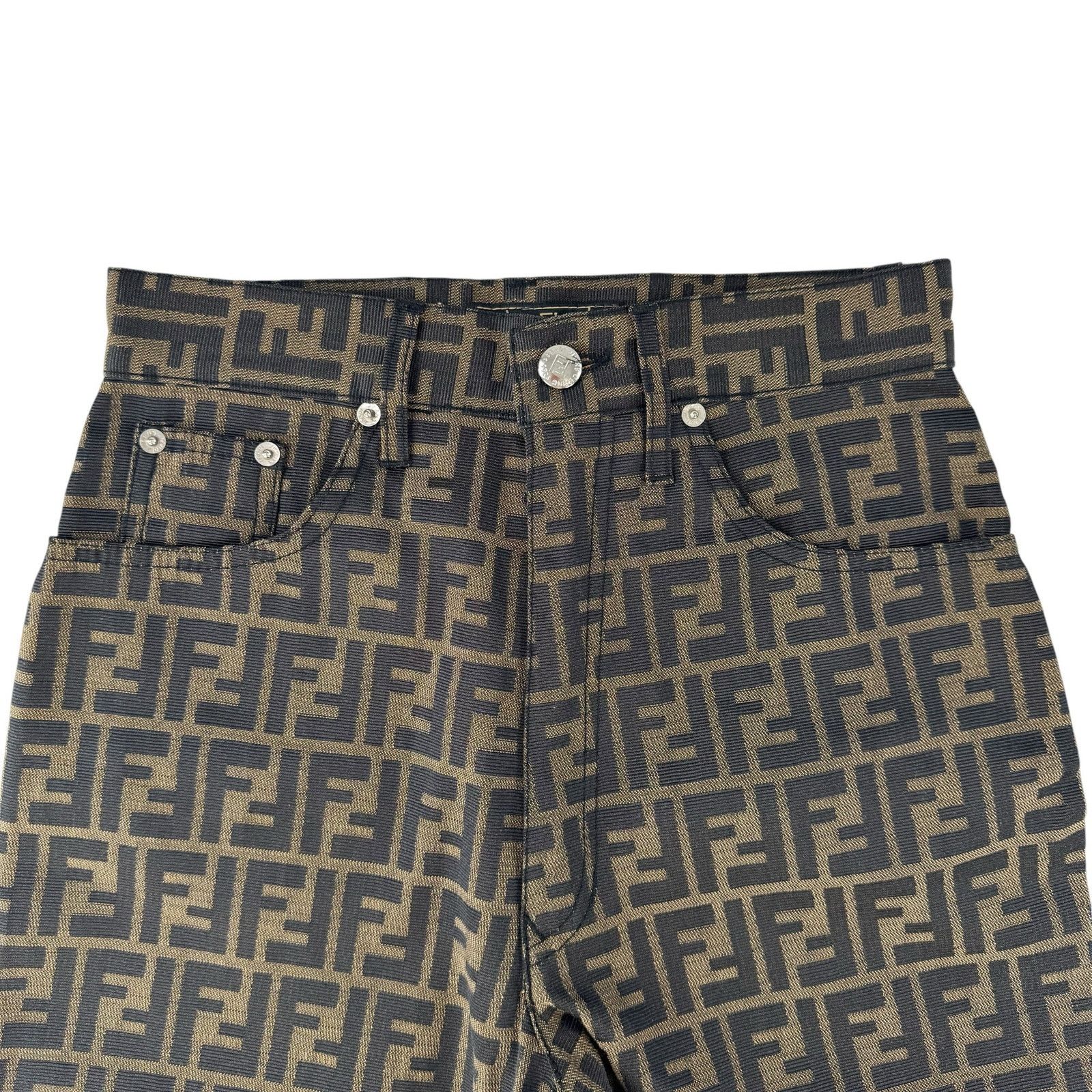 Fendi Fendi Vintage Zucca Print Pant Size 27" / US 4 / IT 40 - 3 Thumbnail