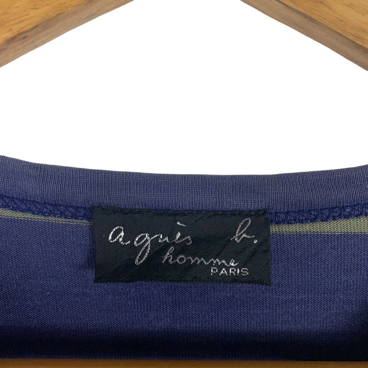 Designer × agnes b. AGNES B Paris Long sleeve stripe tee Size US M / EU 48-50 / 2 - 3 Thumbnail