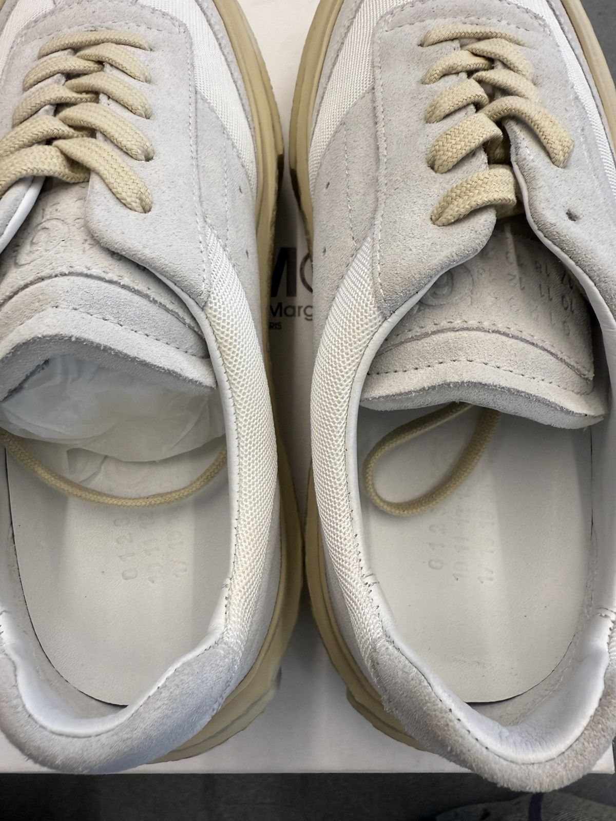 Maison Margiela MM6 MAISON MARGIELA White Chunky Gambetta Sneakers Size US 8 / IT 38 - 7 Thumbnail