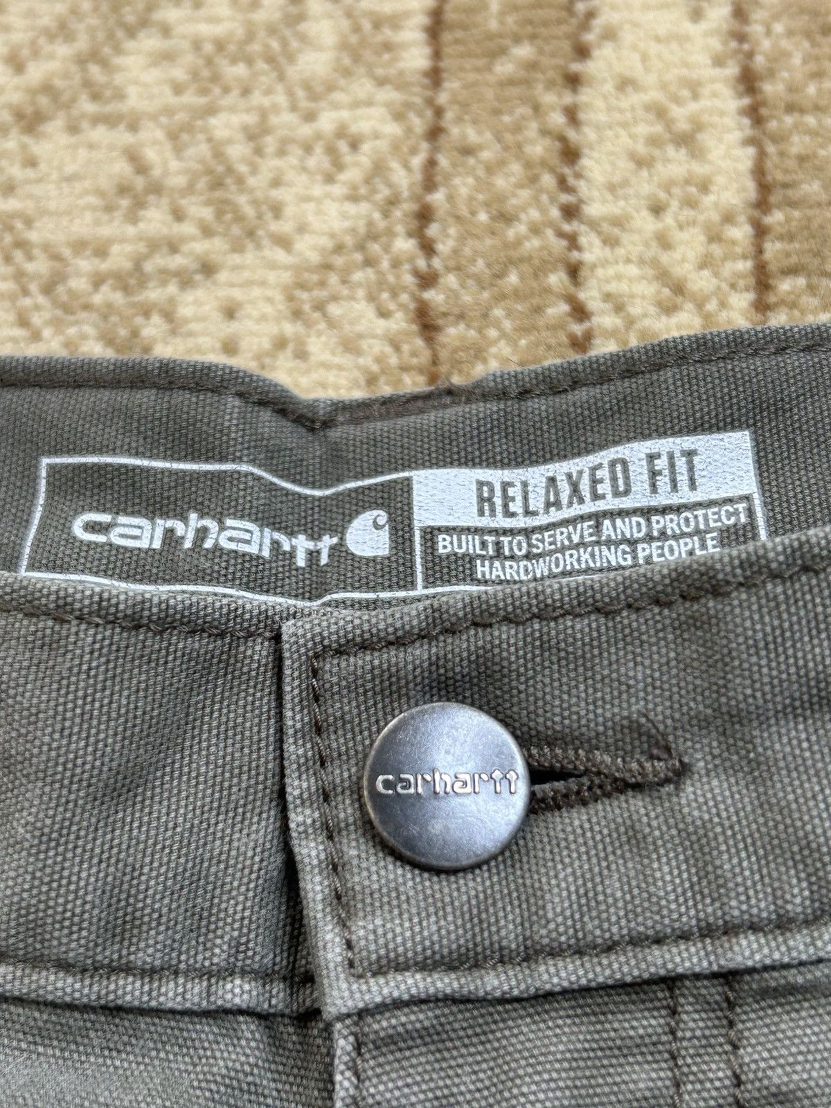 Carhartt Carhartt Olive Cargo Shorts Size US 34 / EU 50 - 7 Thumbnail