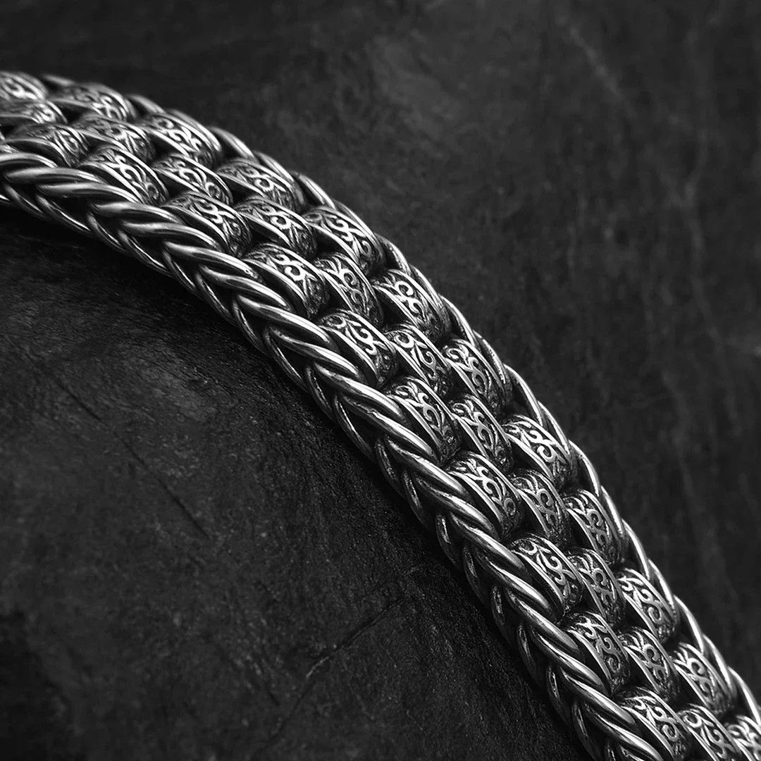 Jewelry Rattan Grass Pattern Bracelet Size ONE SIZE - 3 Thumbnail