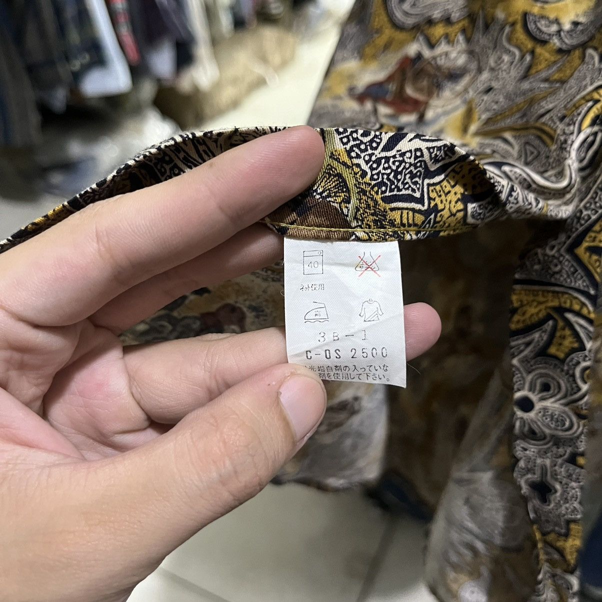 Issey Miyake Daumay — Ornate Paisley Carriage Print LS Shirt Size US L / EU 52-54 / 3 - 6 Thumbnail