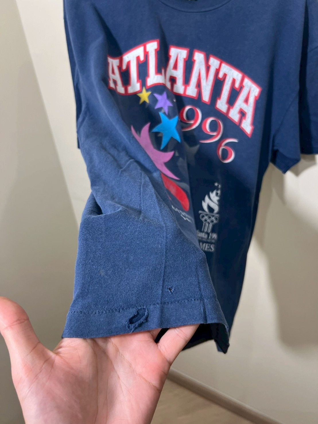 USA Olympics × Vintage Vintage 1996's Olympic Atlanta shirt bnz01 Size US L / EU 52-54 / 3 - 5 Thumbnail