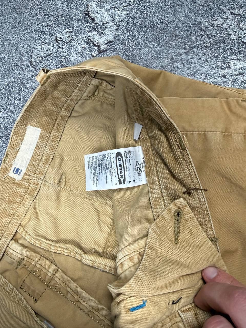 G-Star G-Star Raw 3301 Biege Straight Fit Pants Size US 32 / EU 48 - 12 Thumbnail