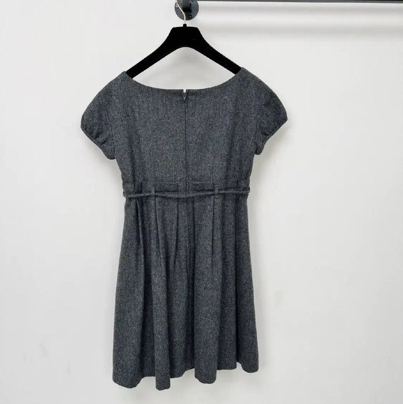 Burberry Burberry Gray Short Sleeve Summer Dress Size XS / US 0-2 / IT 36-38 - 1 Thumbnail