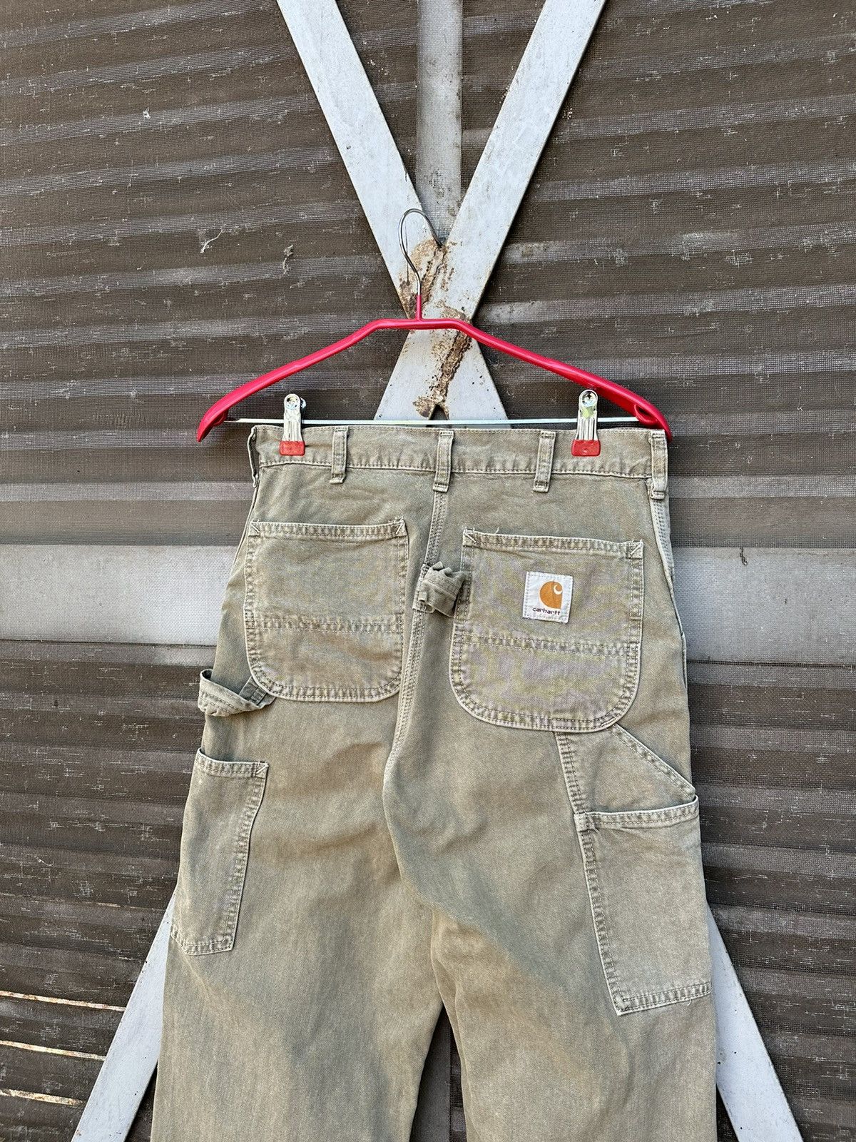Carhartt 👹Vintage Carhartt Carpenter Khakis Pants Size US 27 - 4 Thumbnail