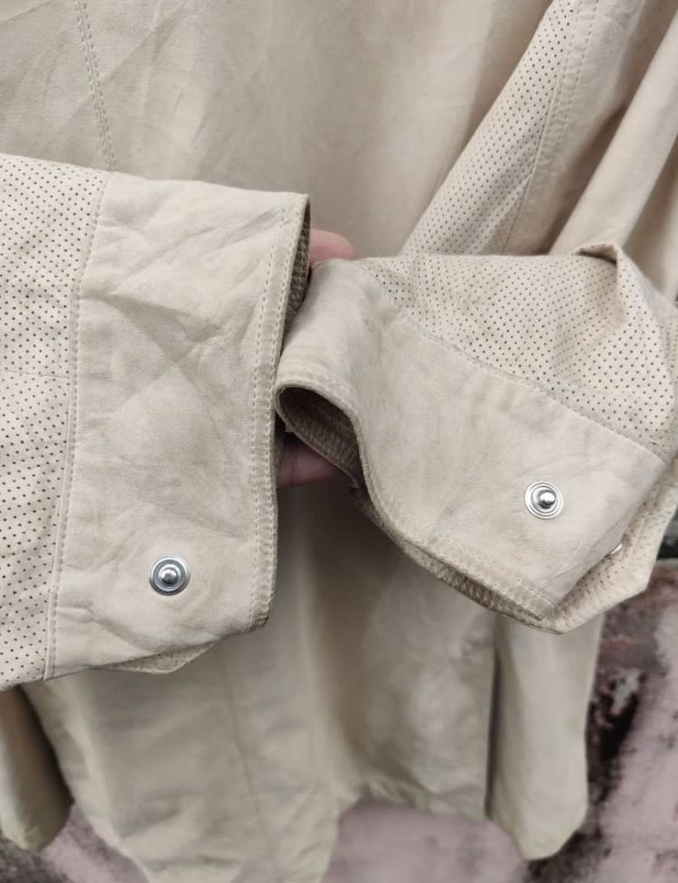Burberry × Vintage Vintage Burberry Novacheck Synthetic Leather Jacket Size US S / EU 44-46 / 1 - 10 Thumbnail