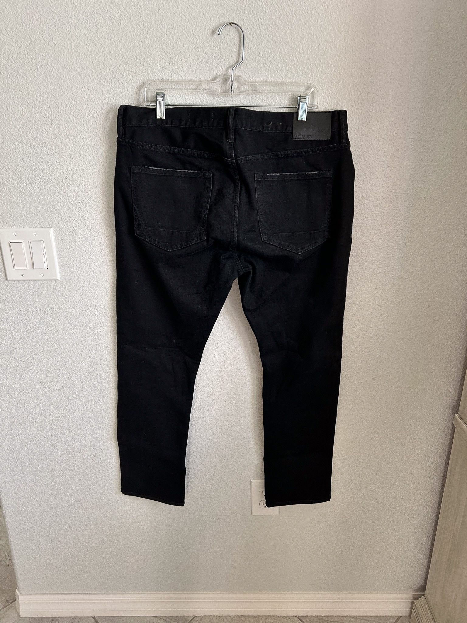 Allsaints Cigarette Skinny Fit Stretch Denim Jeans Size US 36 / EU 52 - 5 Thumbnail