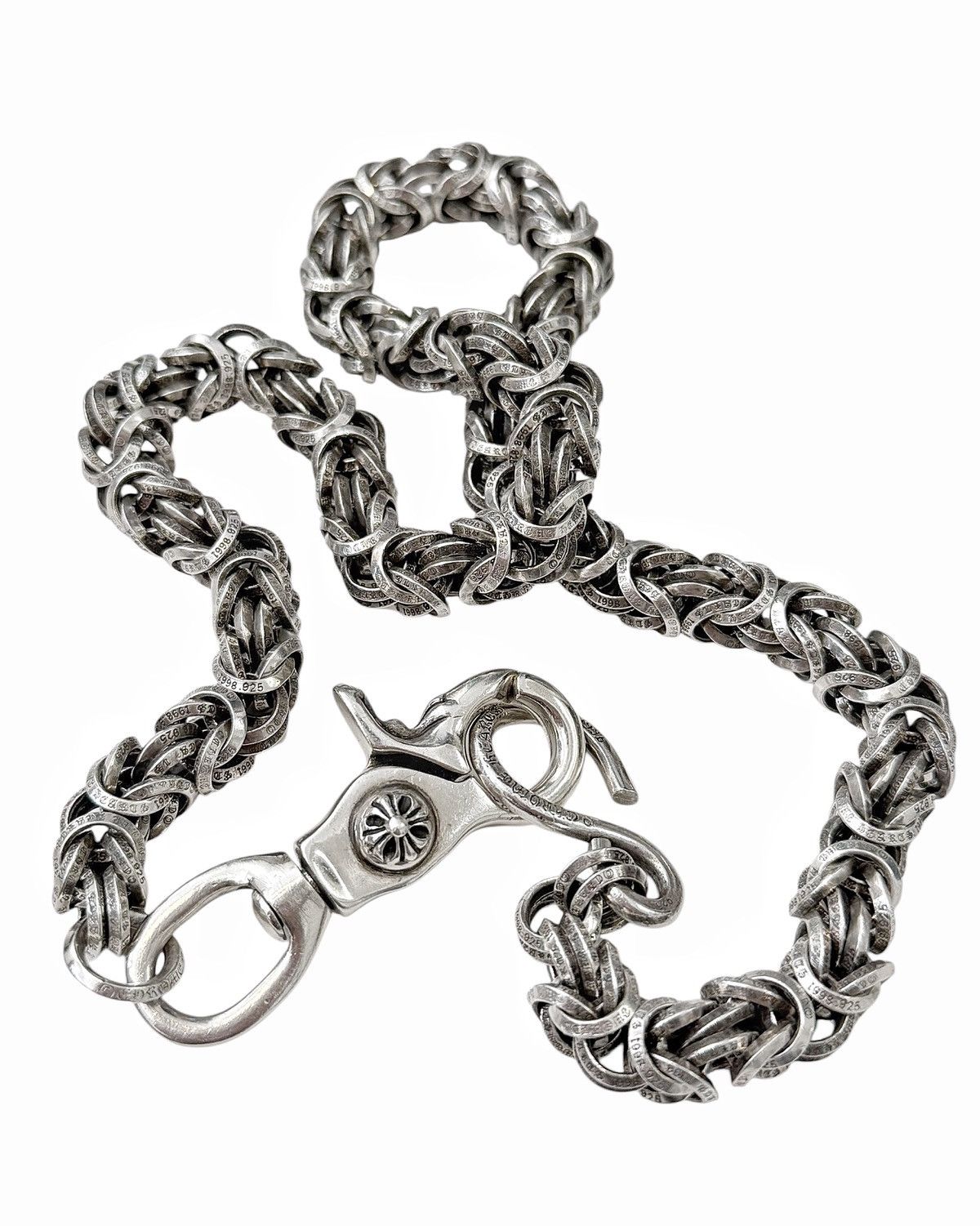 Chrome Hearts Interweave B Chain Wallet Rings Chain w Lobster Clasp Size ONE SIZE - 4 Thumbnail