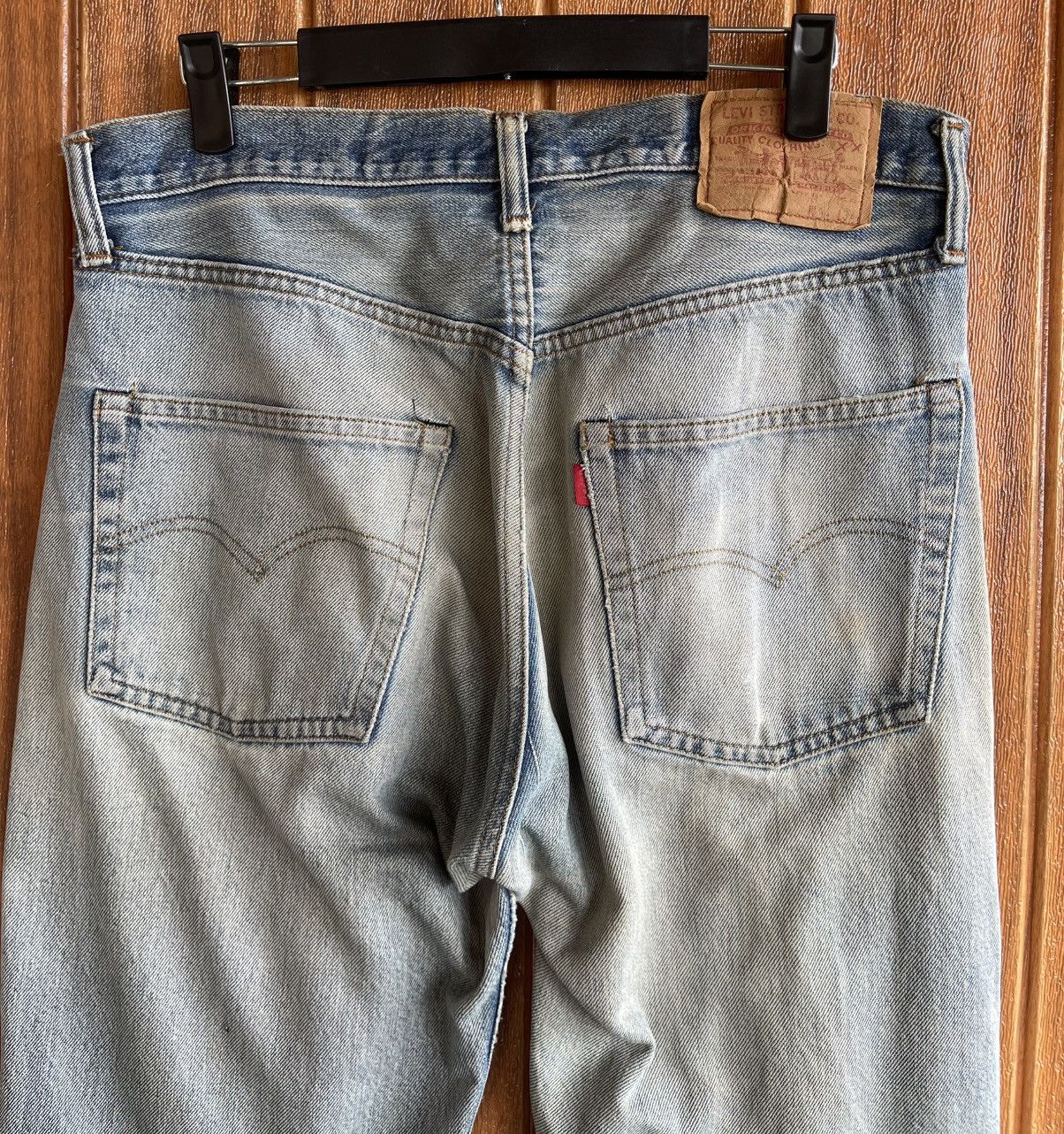 Levi's Vintage 80s🔥Levi’s 501🔥Rindem Hidden Rivets Selvedge Denim Size US 33 - 11 Thumbnail