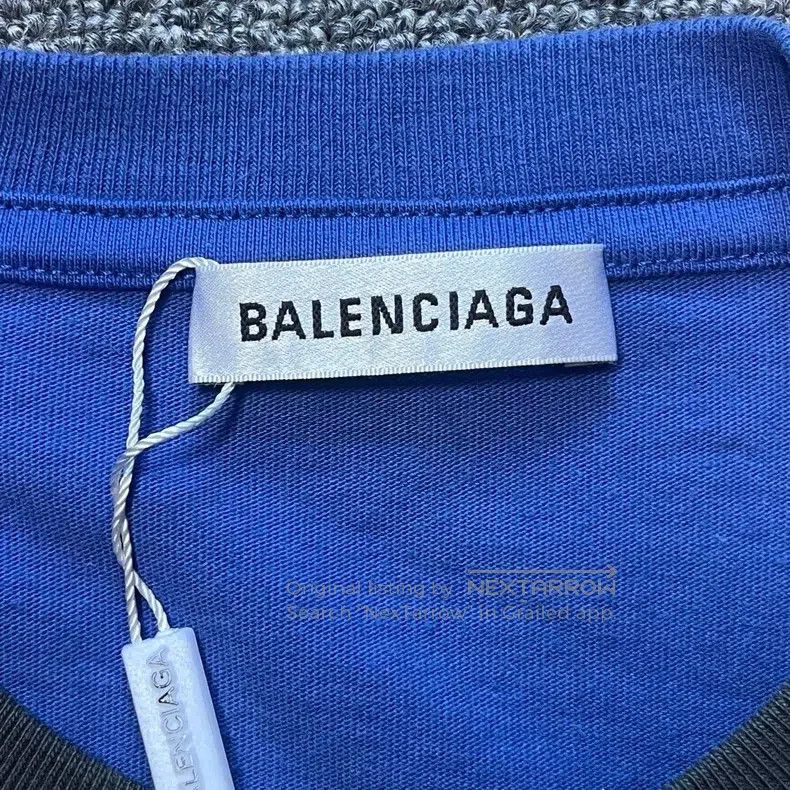 Balenciaga Balenciaga Long Sleeve Fake Two-Piece Sweatshirt T-Shirt Size US XS / EU 42 / 0 - 3 Thumbnail