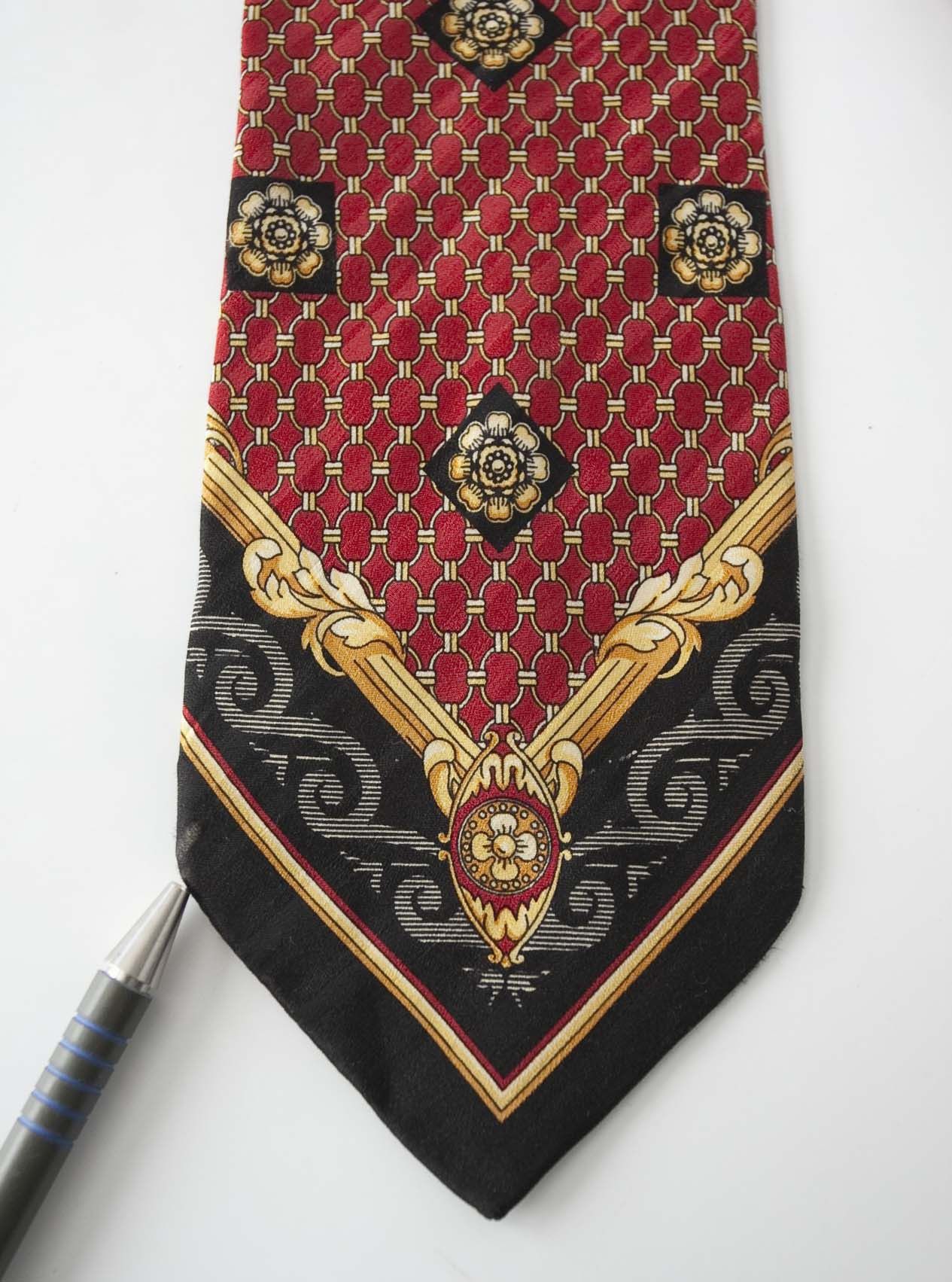 Other Luigi Bottinelli Tie Baroque 100% Silk Made in Italy Size ONE SIZE - 3 Thumbnail
