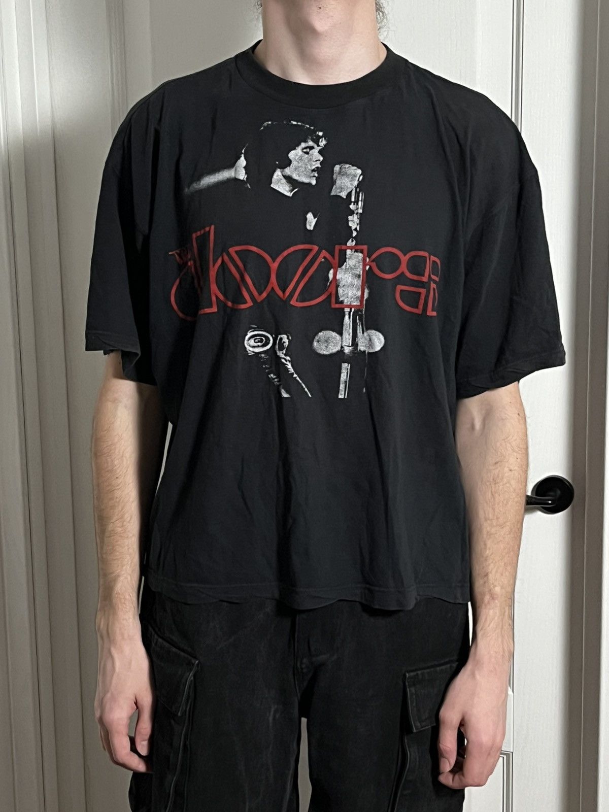 Band Tees × Vintage The Doors Vintage Rare T-Shirt Size US XL / EU 56 / 4 - 1 Thumbnail