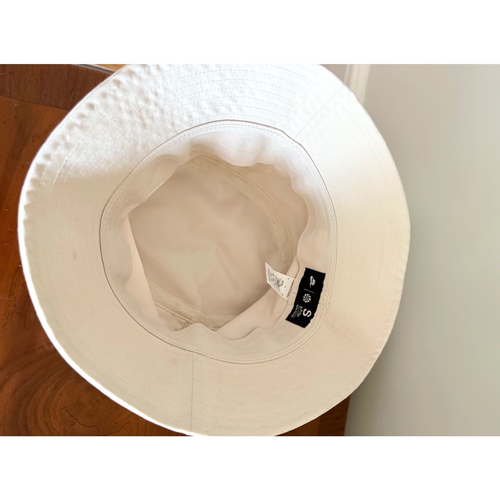 Nike Nike Apex Future Swoosh Bucket Hat Unisex Adults S Light Orewood Brown Sail Casual Hat Size ONE SIZE - 4 Thumbnail