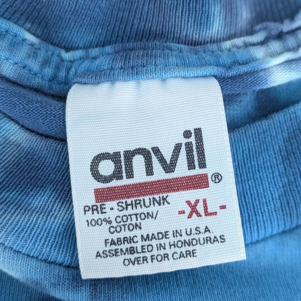 Anvil 1998 75th Laconia Bike Week American Tie-Dye T Shirt XL Size US XL / EU 56 / 4 - 2 Thumbnail