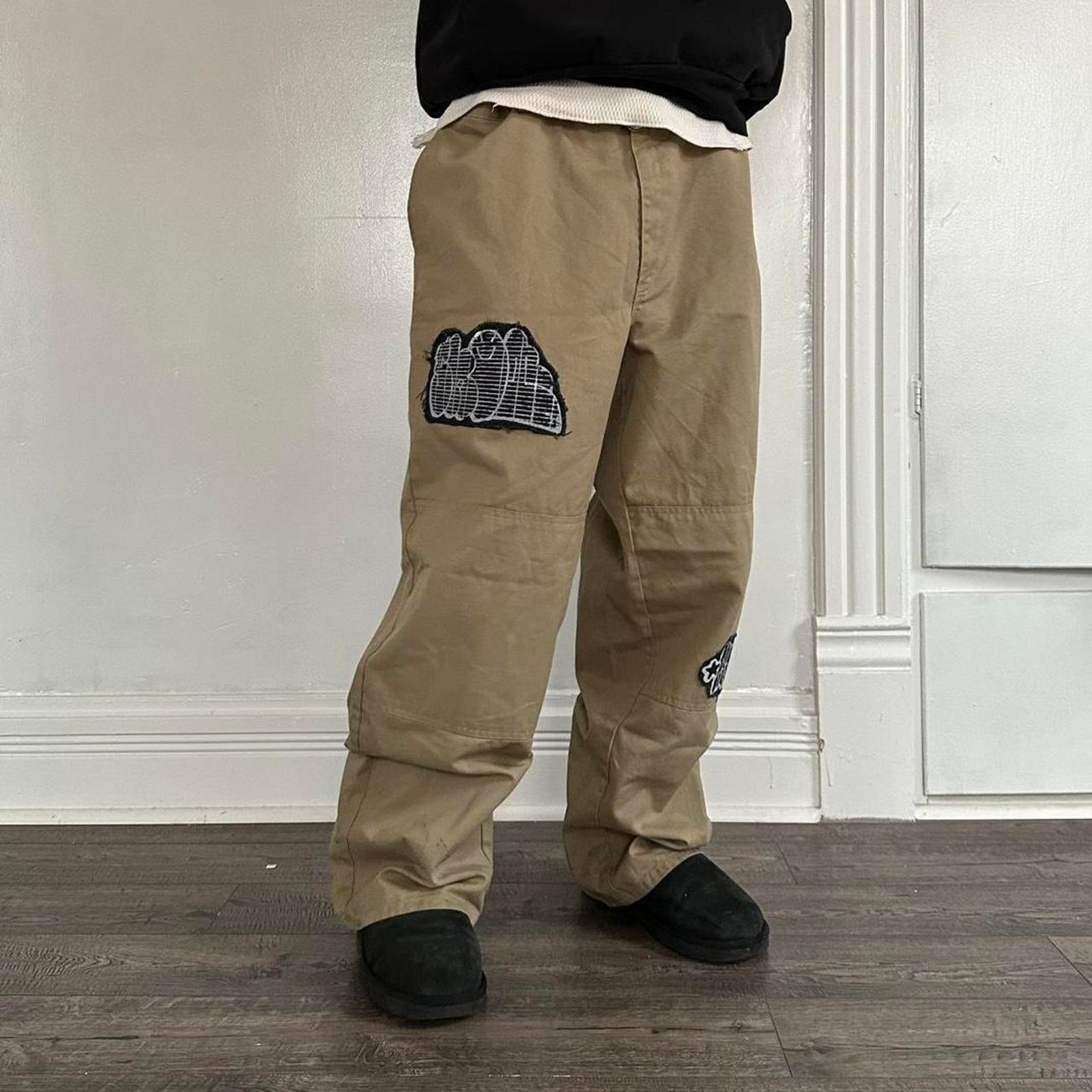 Dickies Frantic Graffiti Ski Skate Baggy Patch Dickies Pant Size US 38 / EU 54 - 1 Thumbnail