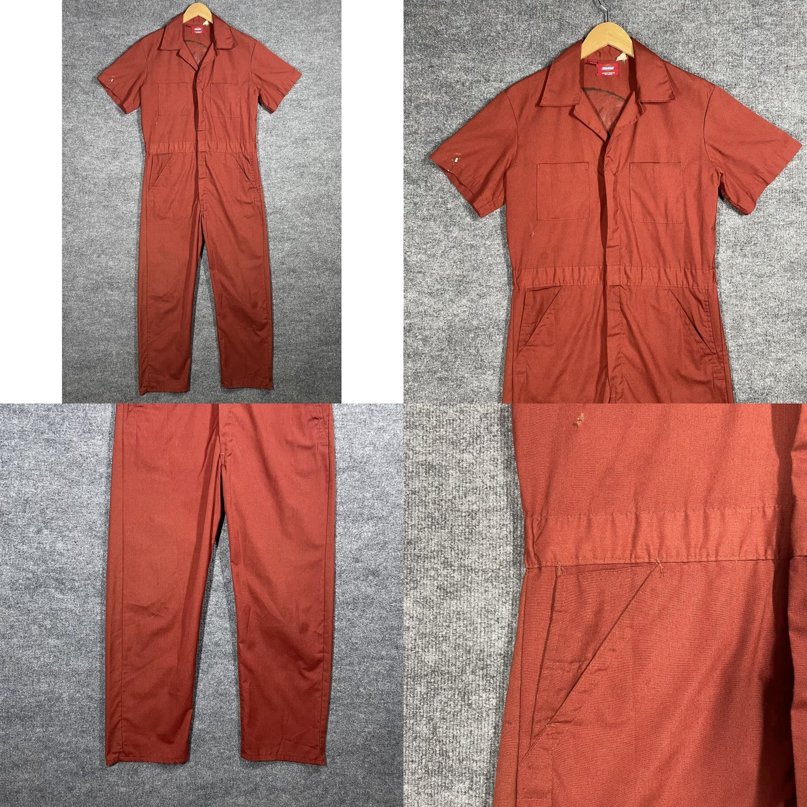 Dickies VINTAGE Dickies Coveralls 70s Muskies Inc Hand Painted Advertising Sign Size M Size US 31 - 8 Thumbnail