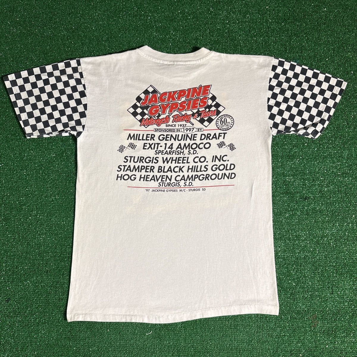 Vintage Vintage 1997 Jack Pine Gypsies Racing Tee Size L Size US L / EU 52-54 / 3 - 3 Thumbnail