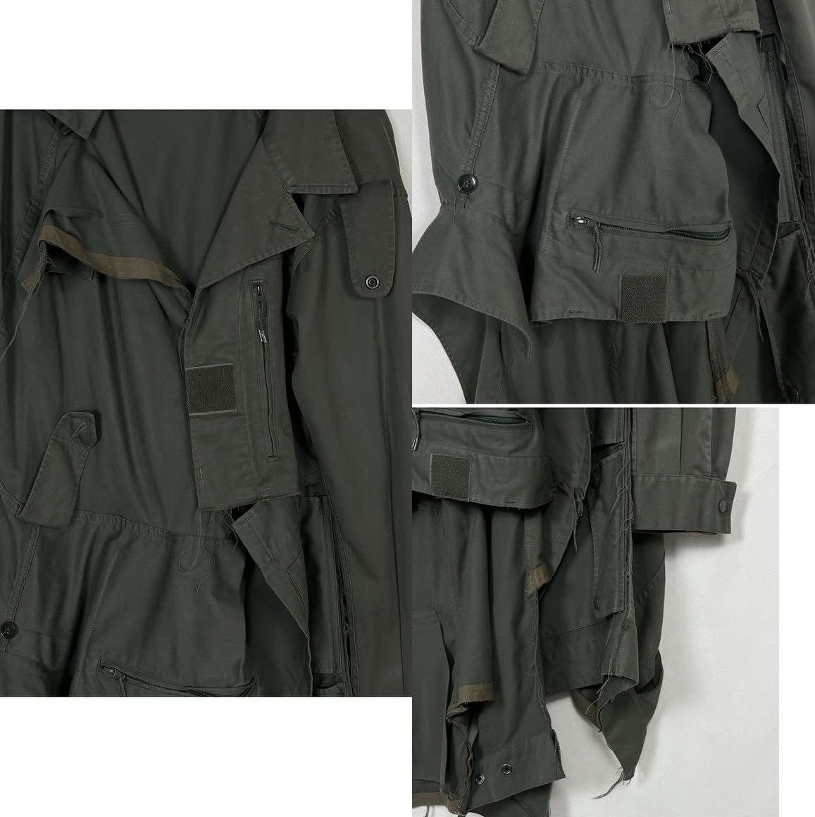 Yohji Yamamoto Yohji Yamamoto Y'S RED LABEL Deconstructed Military Coat Size US M / EU 48-50 / 2 - 14 Thumbnail